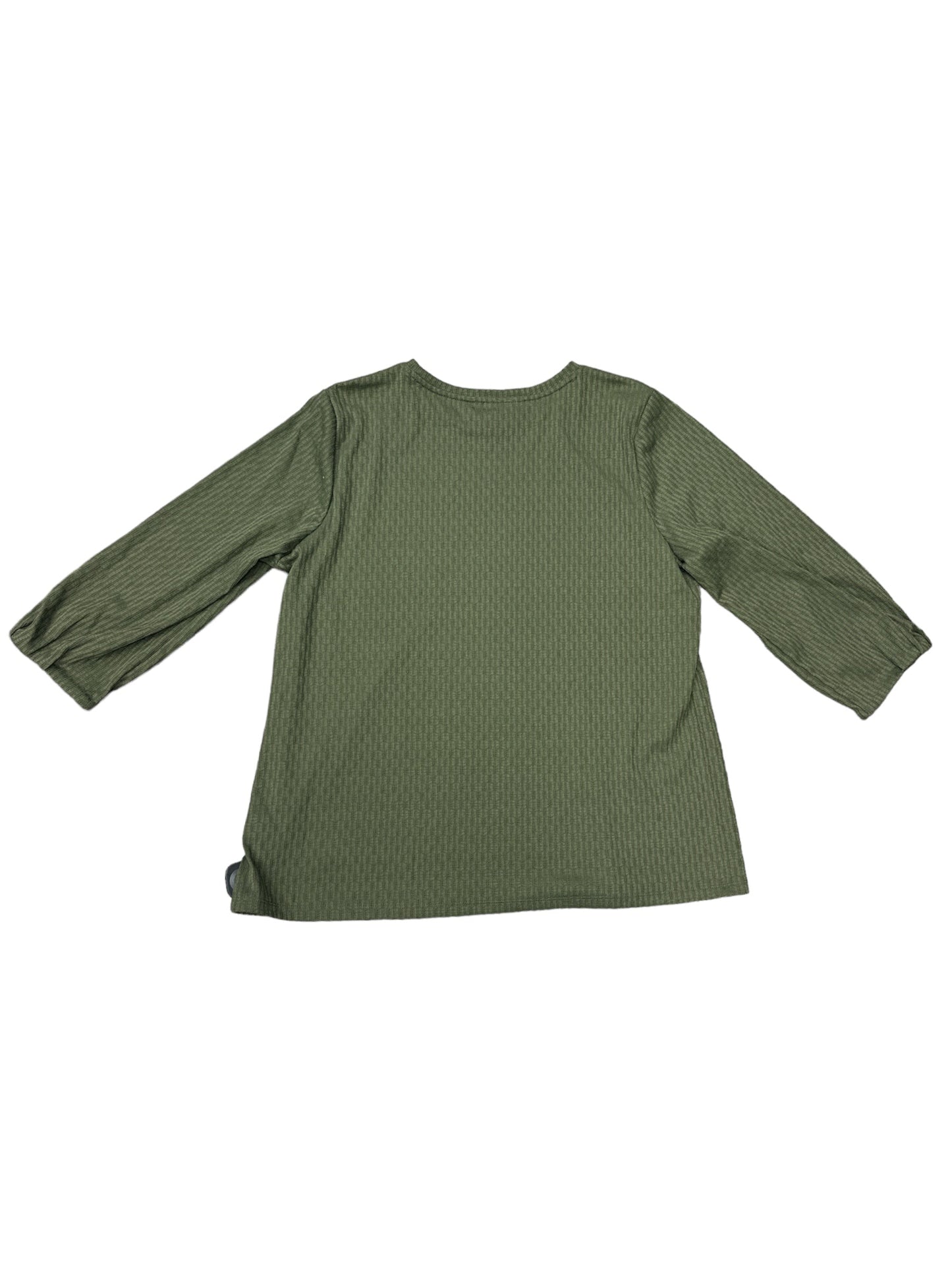 Top 3/4 Sleeve By Liz Claiborne Size: Xl