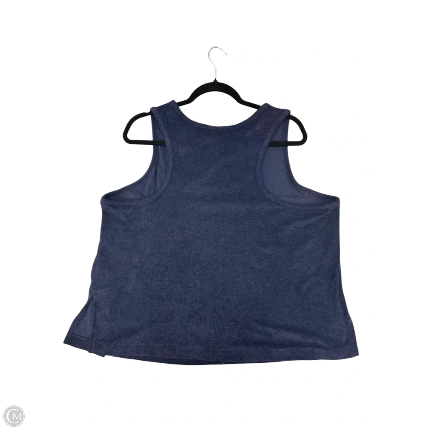 Top Sleeveless By A New Day In Navy, Size: 1x
