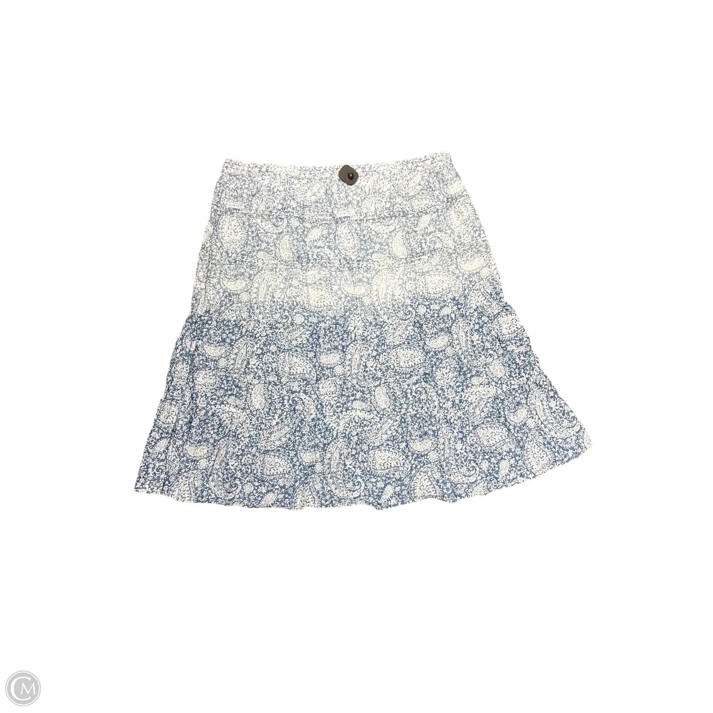 Skirt Midi By J. Jill In Blue & White, Size: 4x