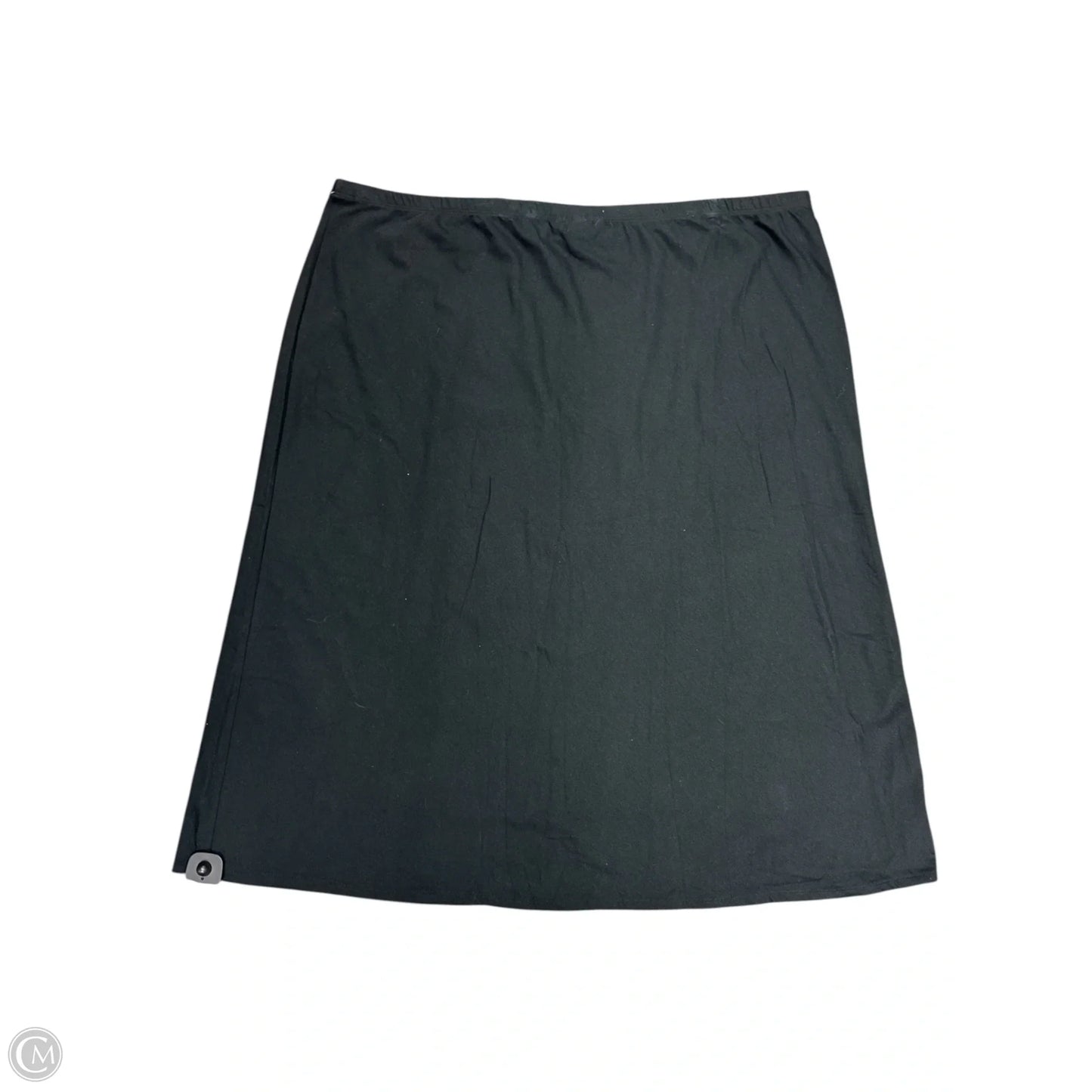 Skirt Midi By Lands End In Black, Size: 3x