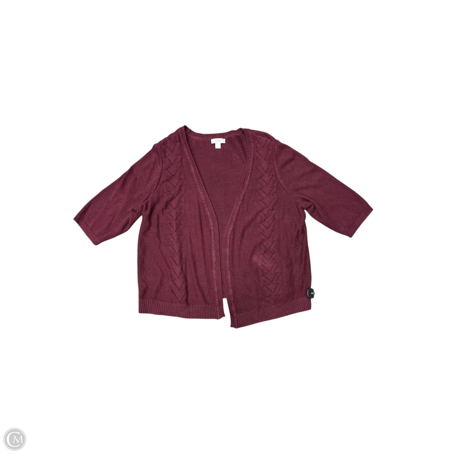 Cardigan By Cj Banks In Red, Size: 3x