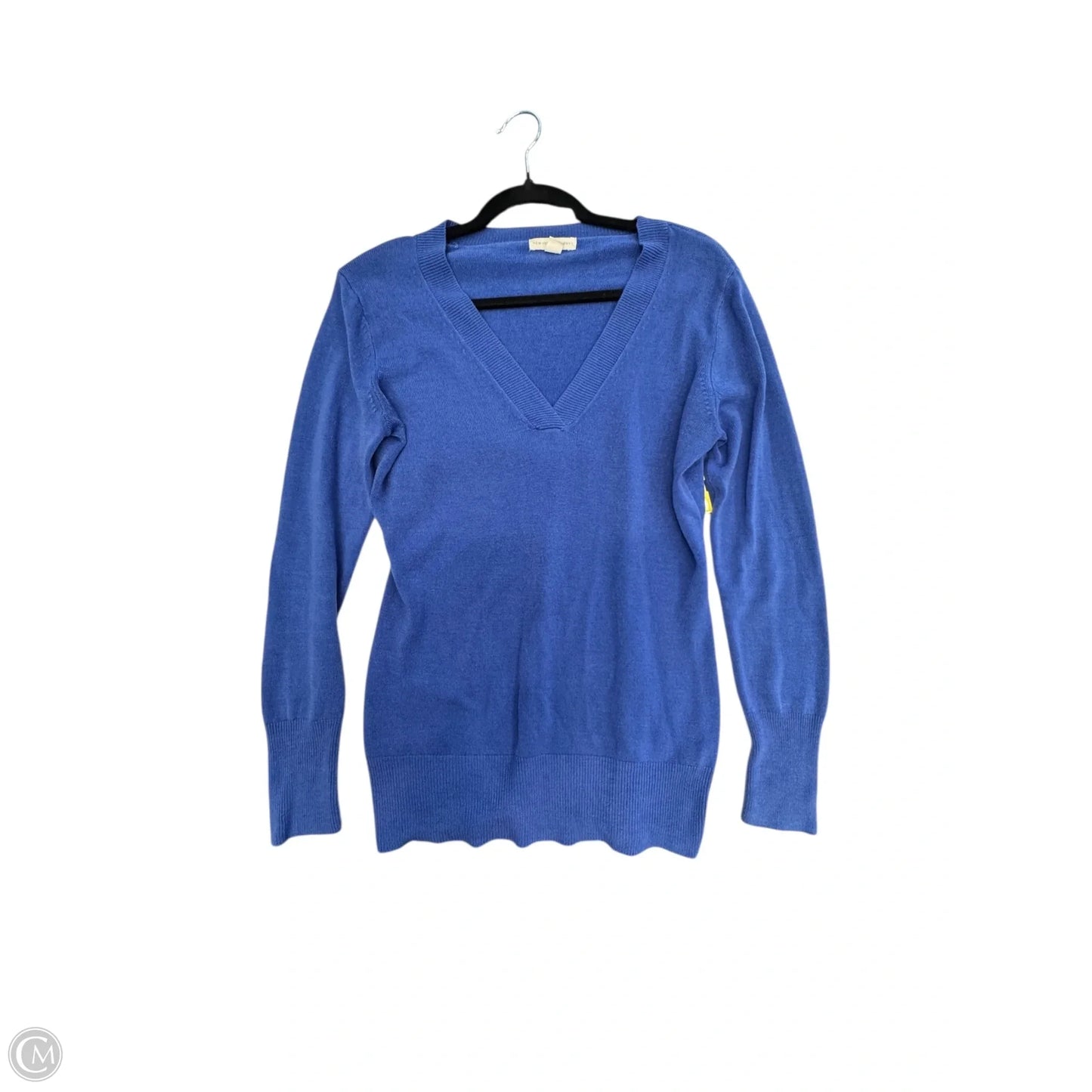 Top Long Sleeve By New York And Co In Blue, Size: M