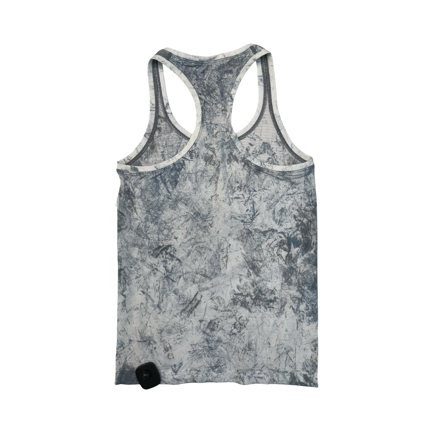 Athletic Tank Top By Lululemon In Grey & White, Size:M