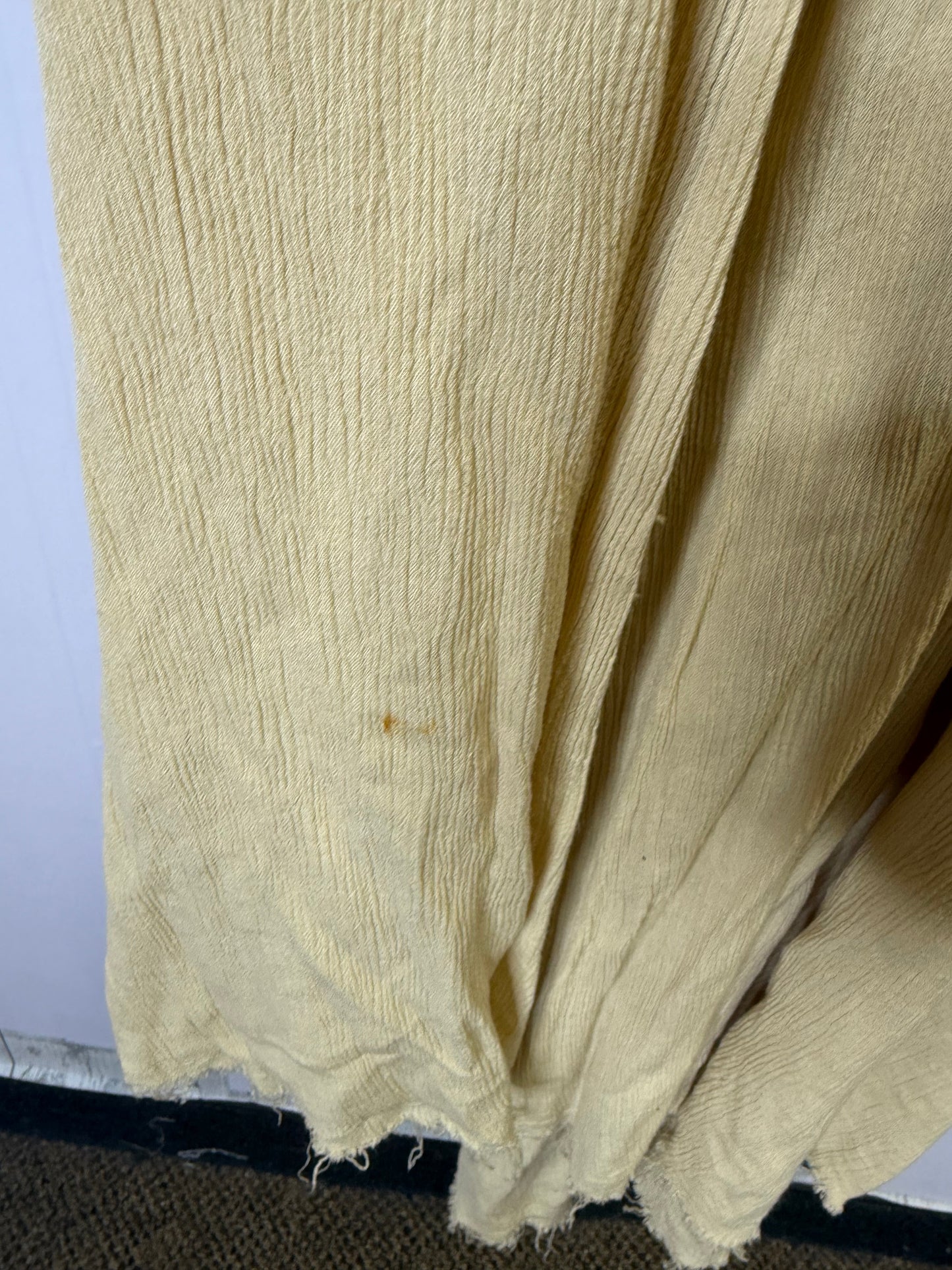 Dress Casual Maxi By Free People In Yellow, Size: S