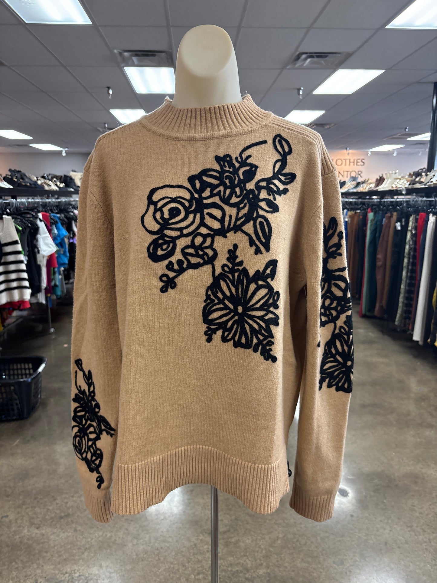 Sweater By Like Love In Tan, Size:L
