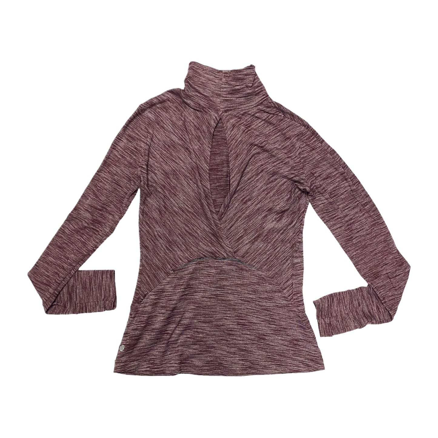 Athletic Top Long Sleeve Collar By Lululemon Size: 6