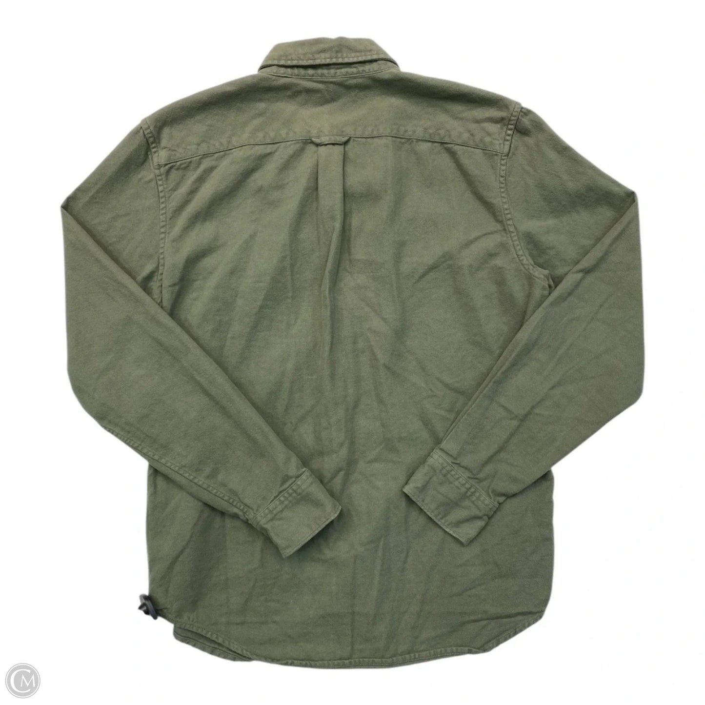 Top Long Sleeve By Everlane In Green, Size: M