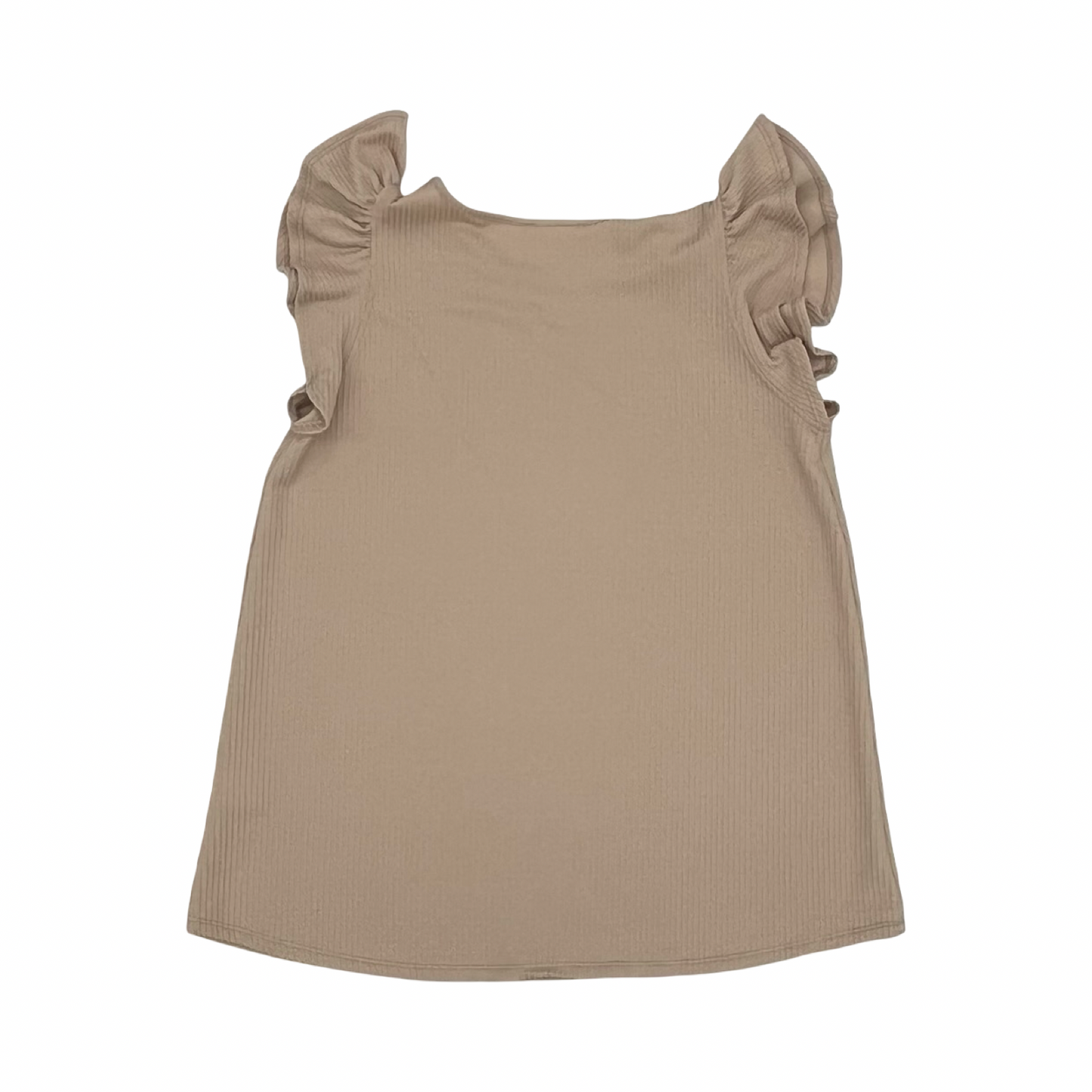 Blouse Ss By Betseys Boutique Shop In Tan, Size:L