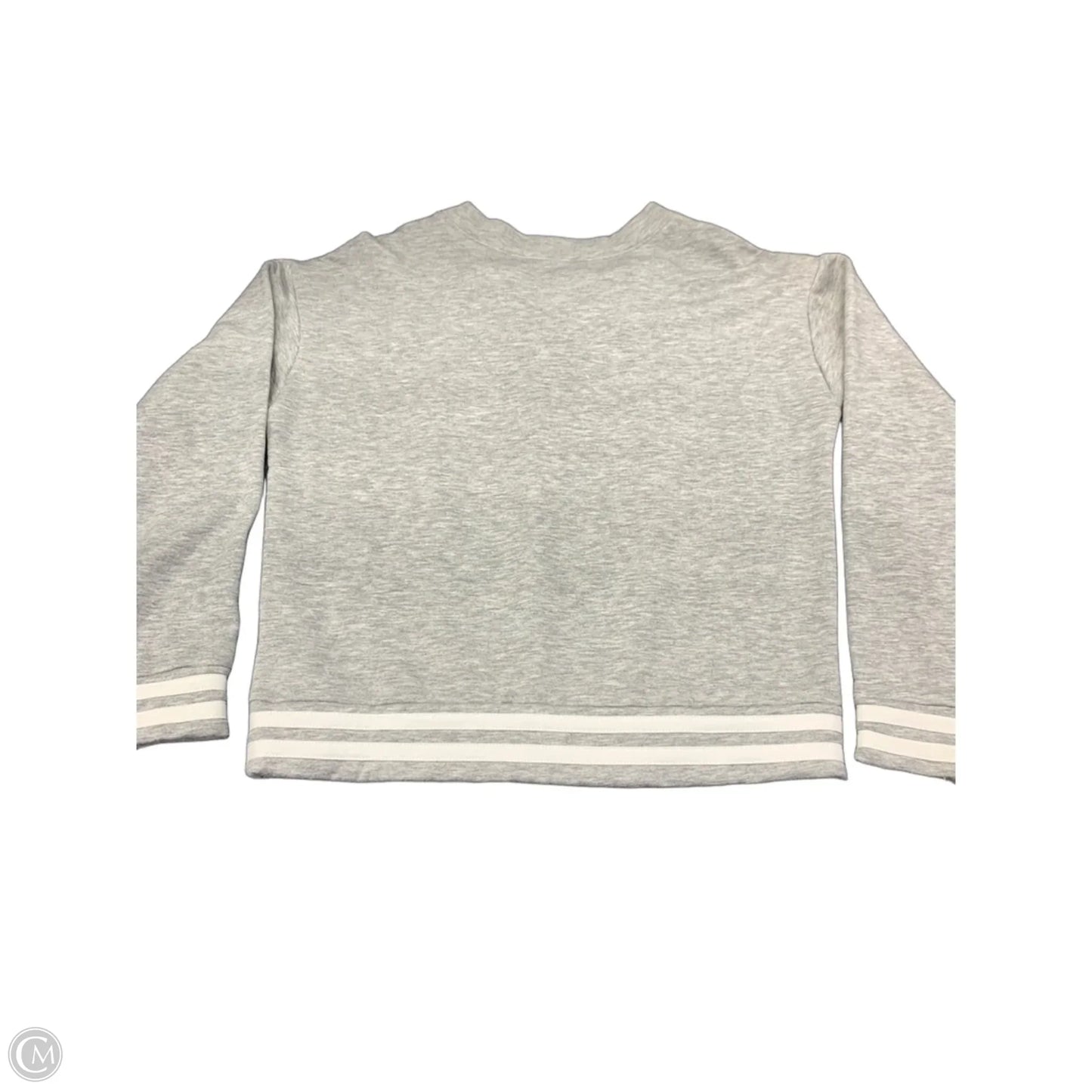 Athletic Sweatshirt Crewneck By 90 Degrees By Reflex In Grey, Size: Xs