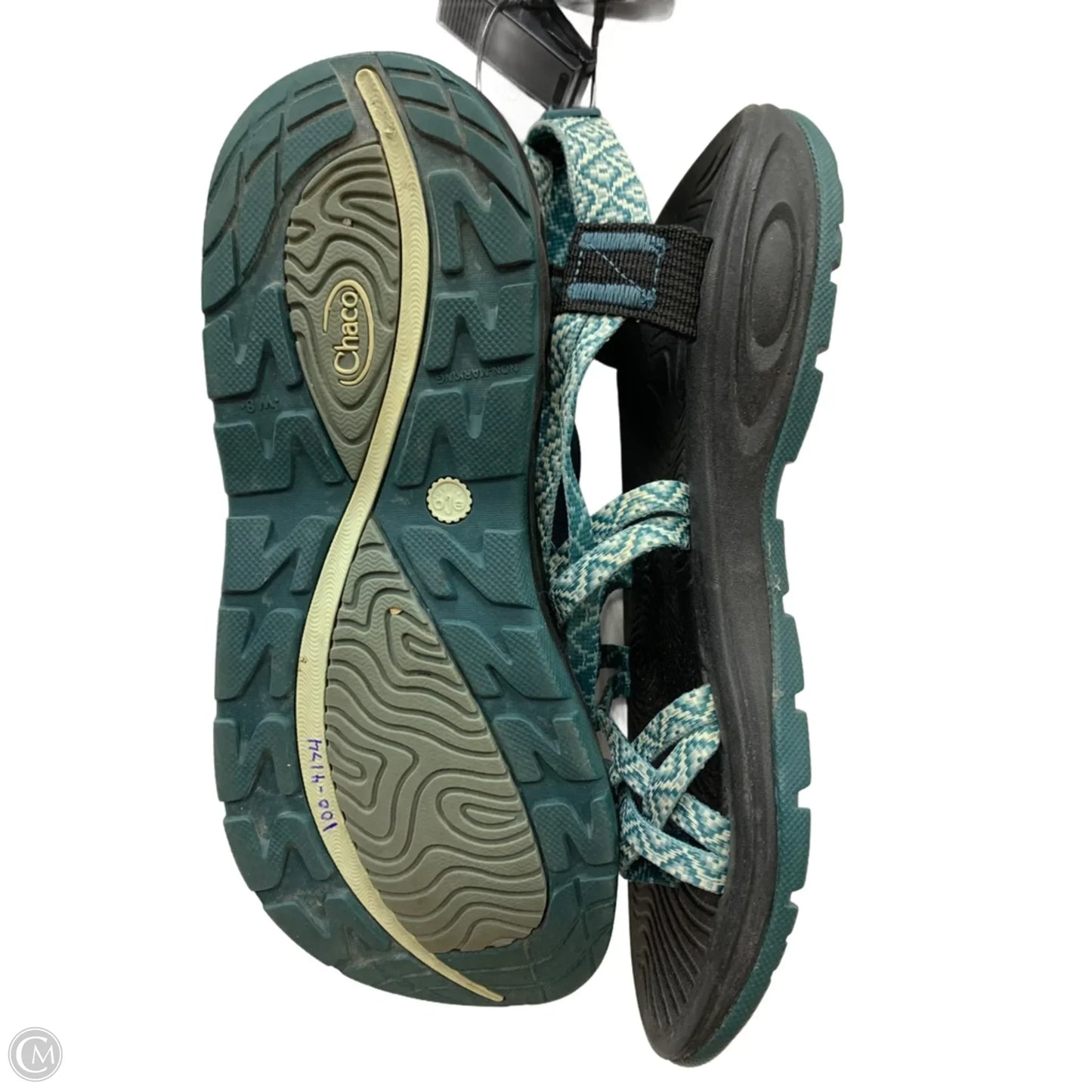 Sandals Sport By Chacos In Teal, Size: 8