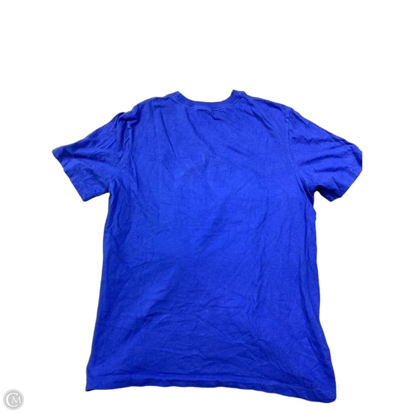 Top Short Sleeve Basic By Nike In Blue, Size: M