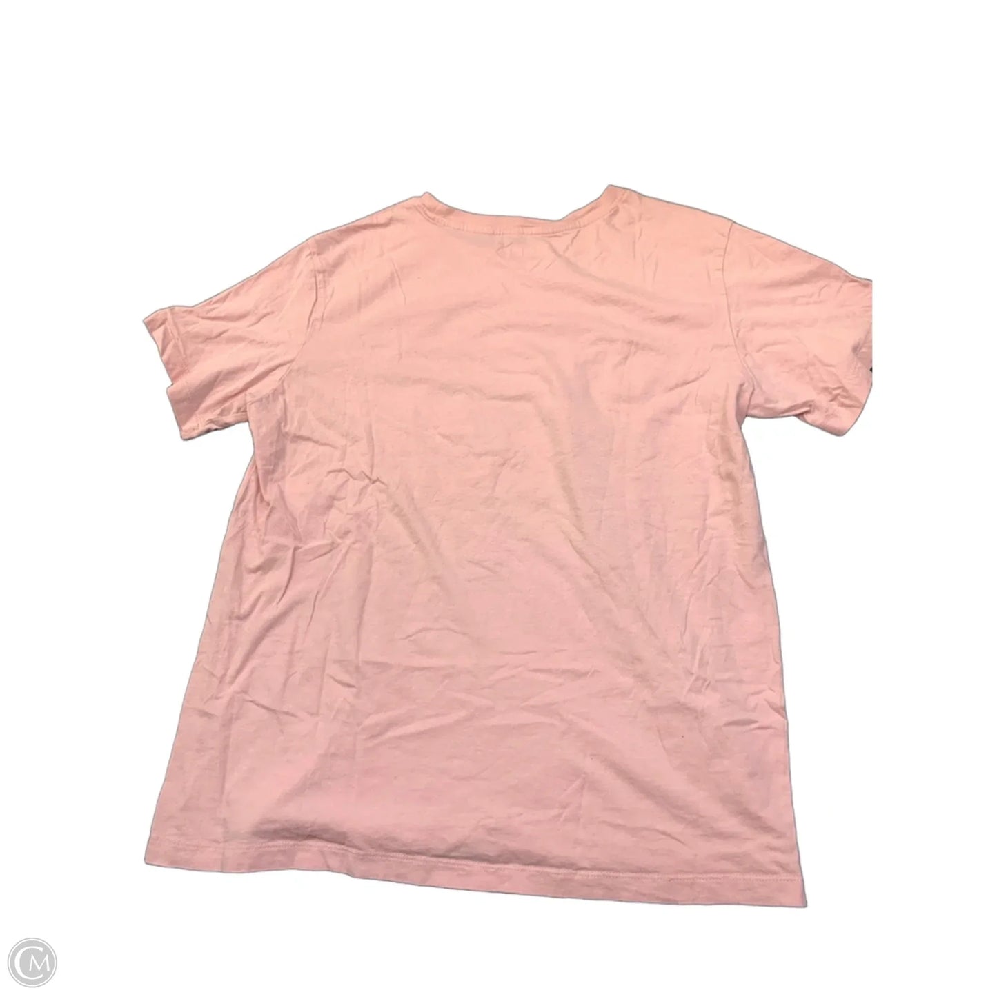 Top Short Sleeve Basic By Cmf In Pink, Size: M
