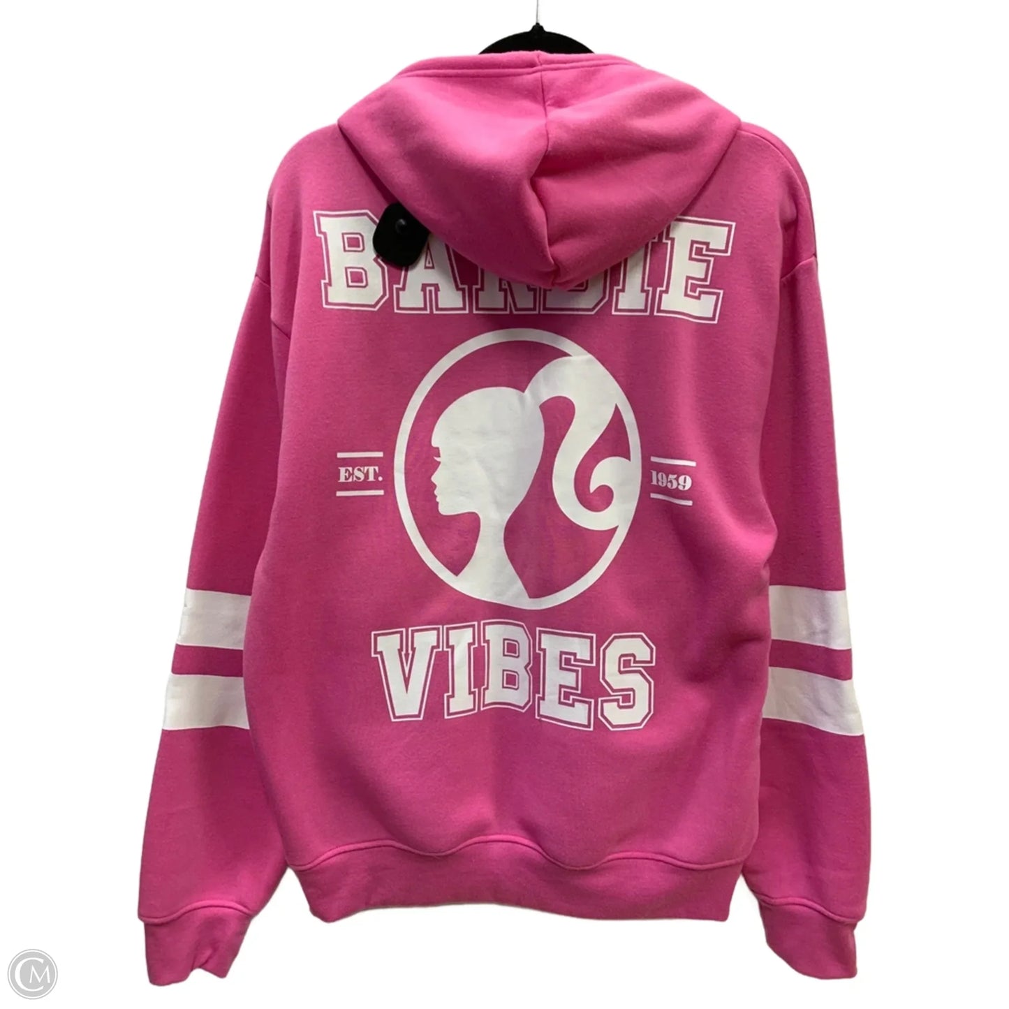 Sweatshirt Hoodie By Clothes Mentor In Pink, Size: L