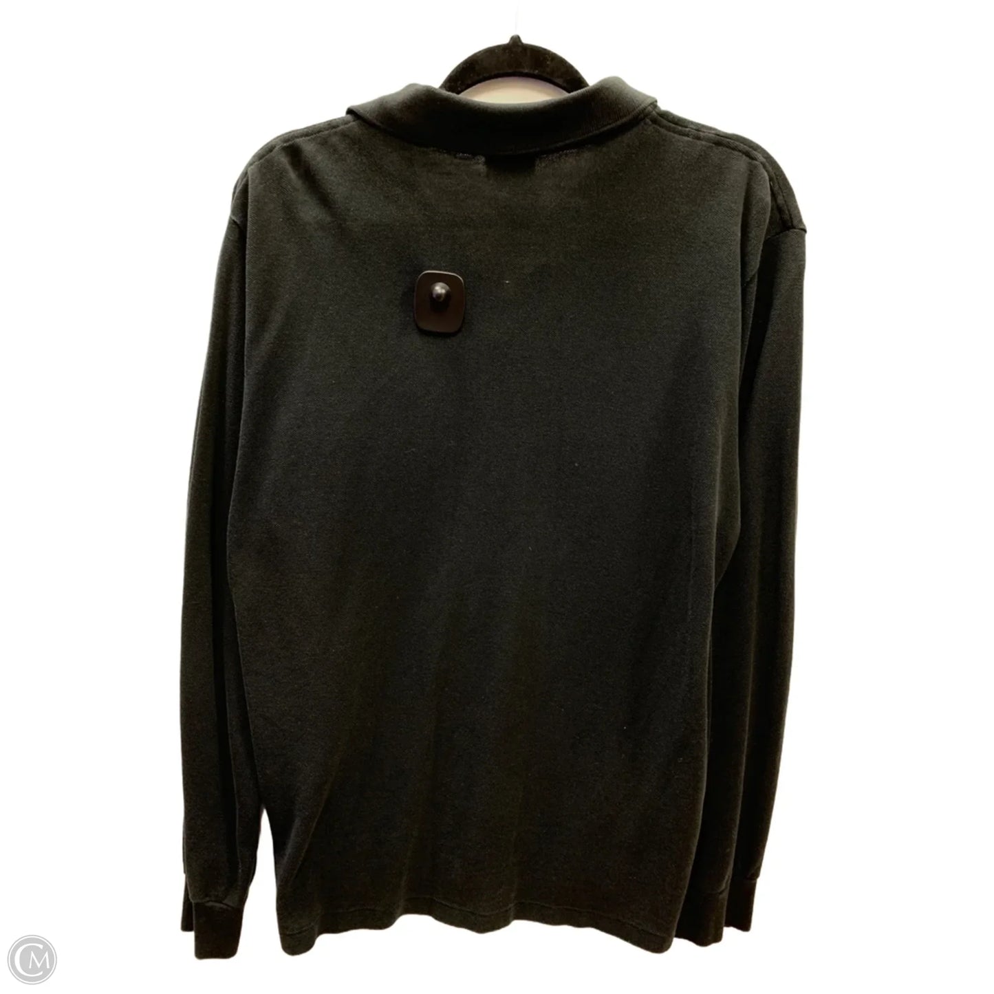 Top Long Sleeve By Lacoste In Black, Size: 6