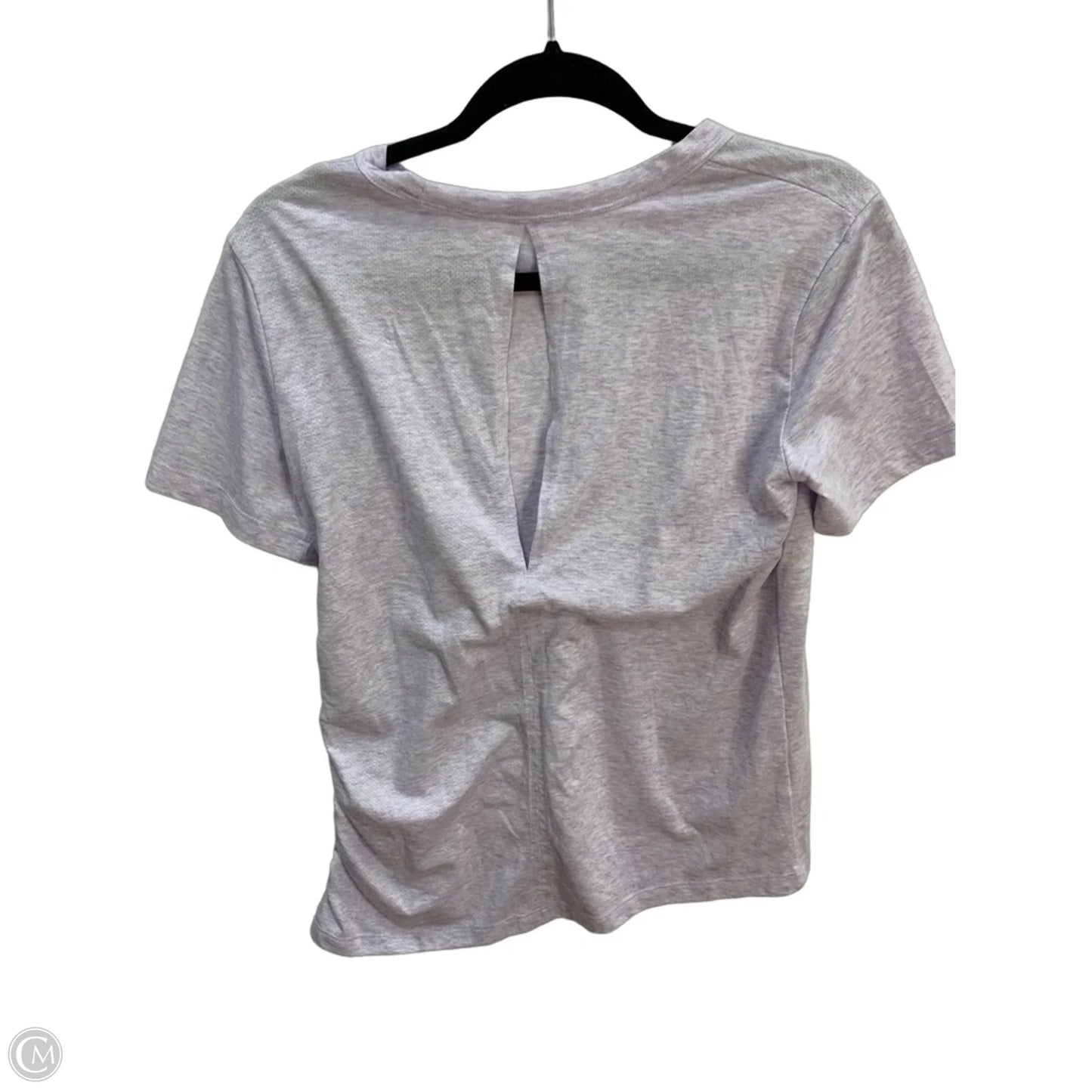 Athletic Top Short Sleeve By Nike Apparel In Purple, Size: S