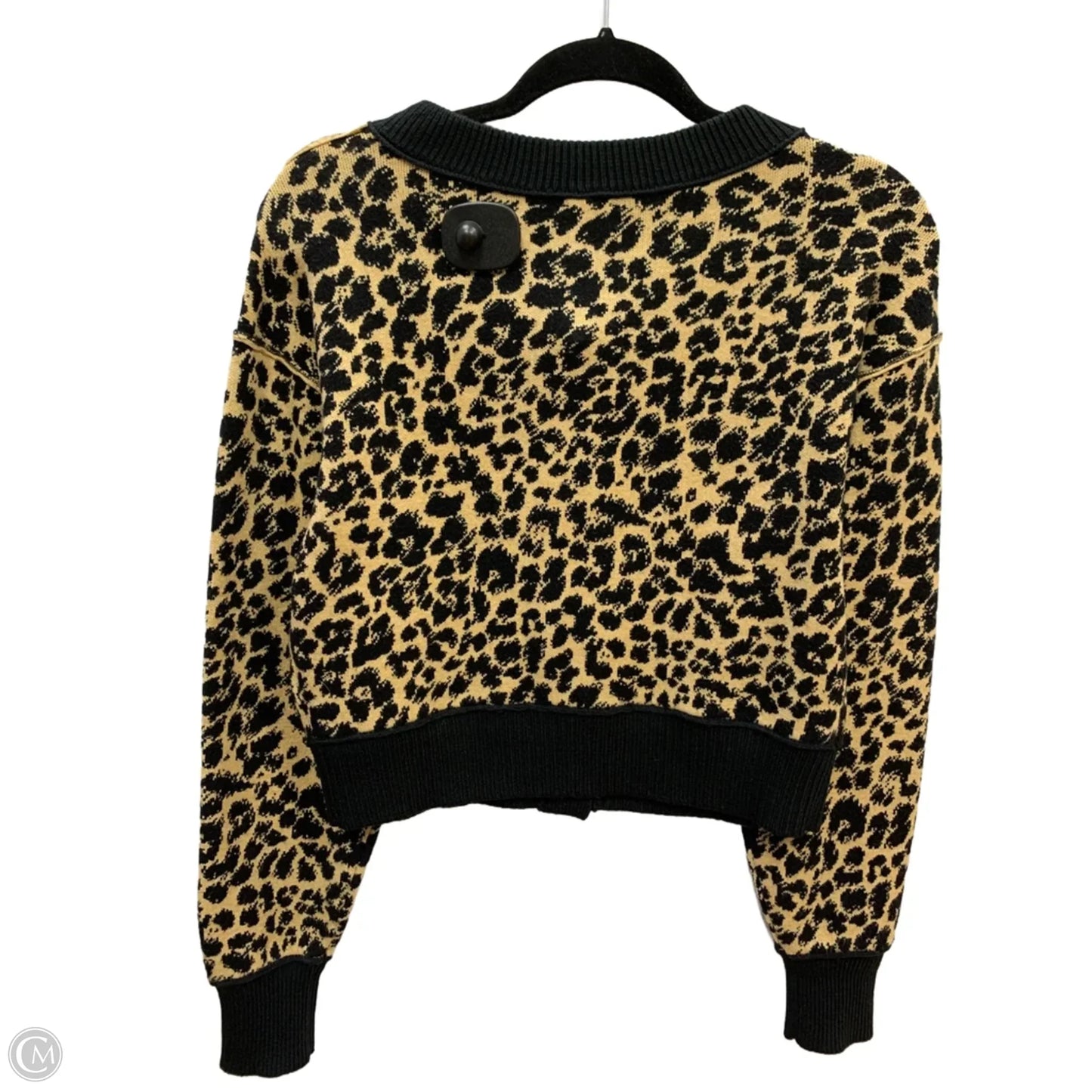 Cardigan By Maeve In Animal Print, Size: Xs