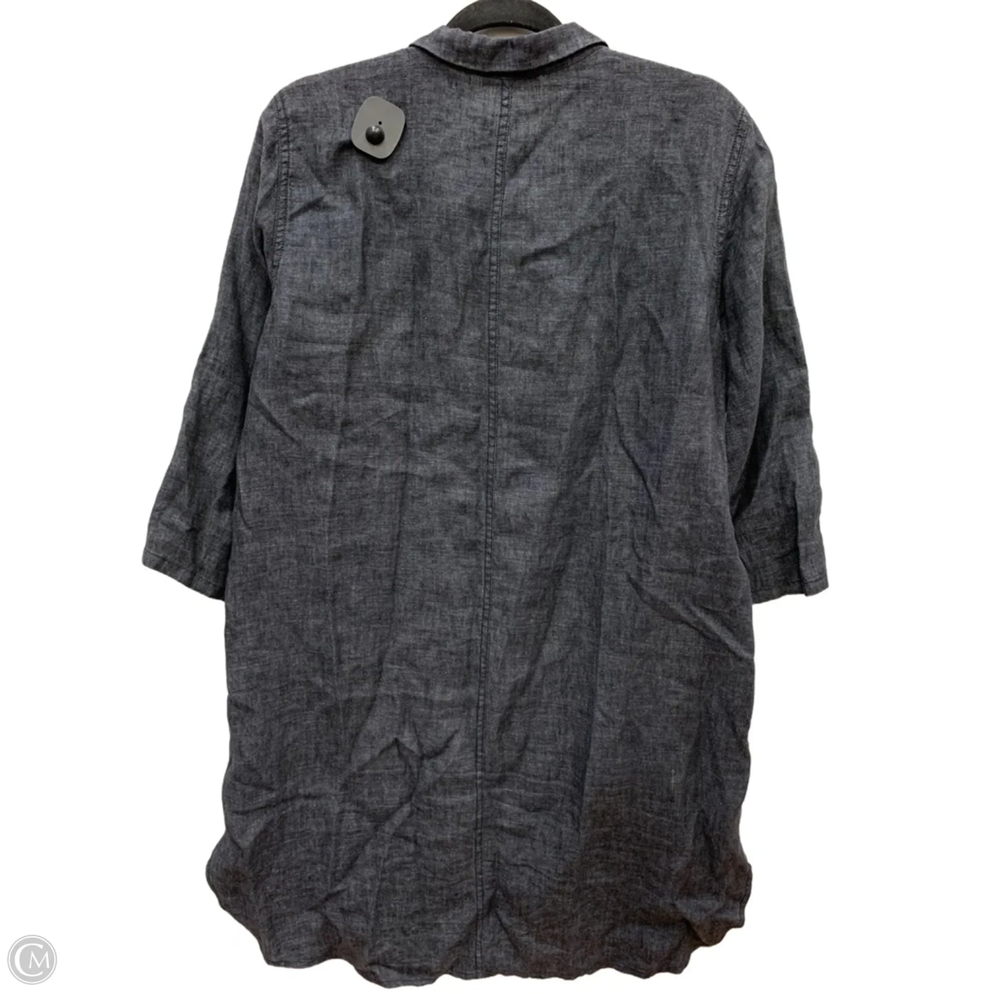 Dress Casual Midi By Eileen Fisher In Blue Denim, Size: S