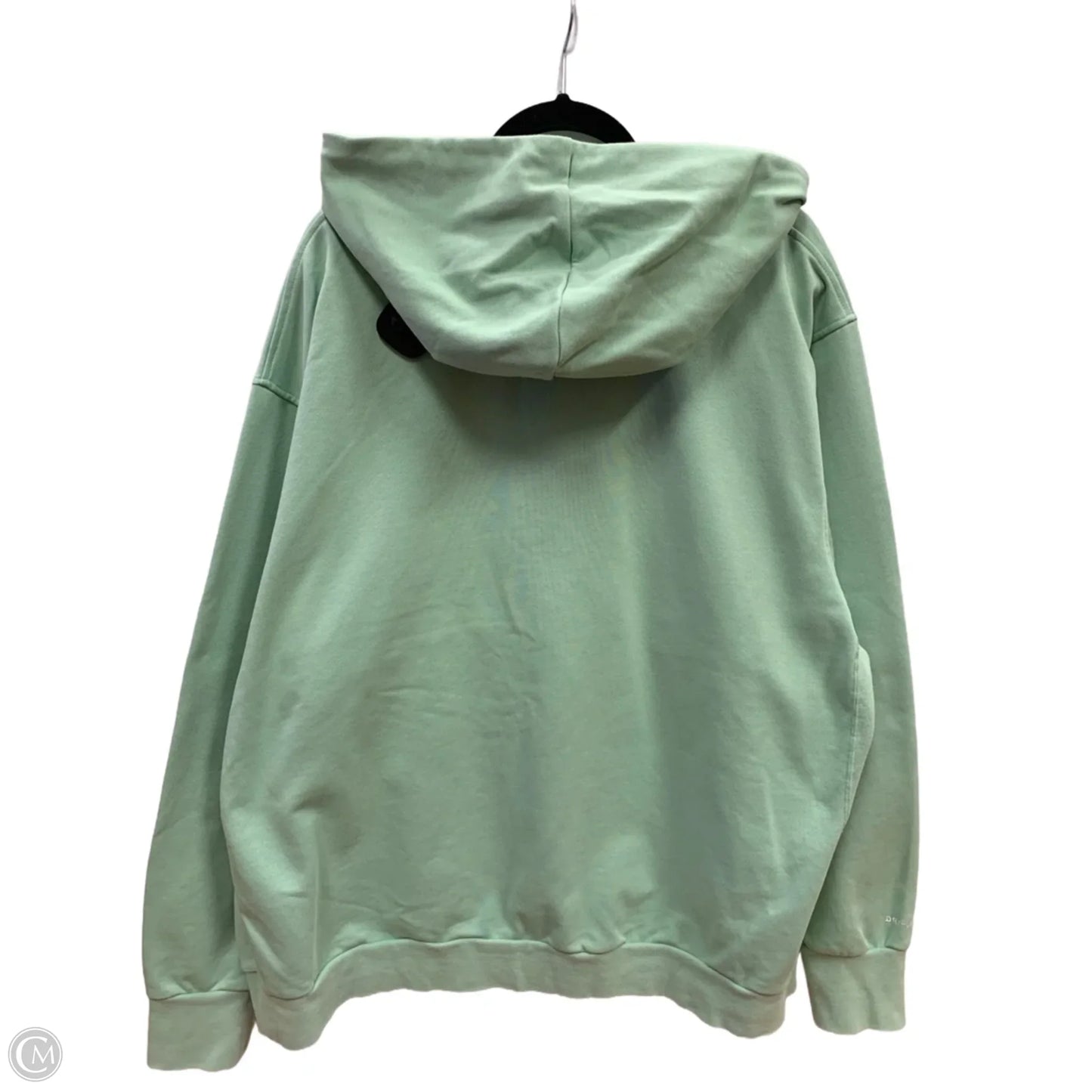 Sweatshirt Hoodie By Nike In Green, Size: Xxl