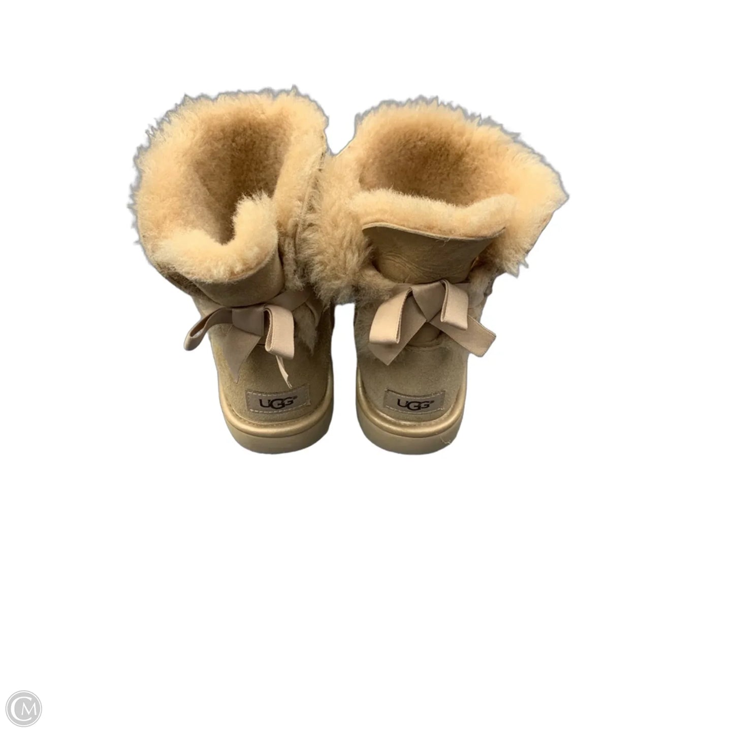 Boots Designer By Ugg In Brown, Size: 6