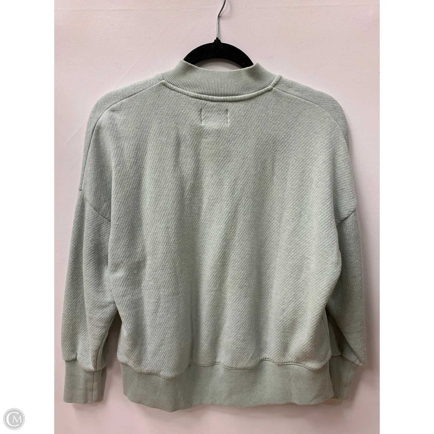 Sweatshirt Collar By Madewell In Green, Size: Xxs