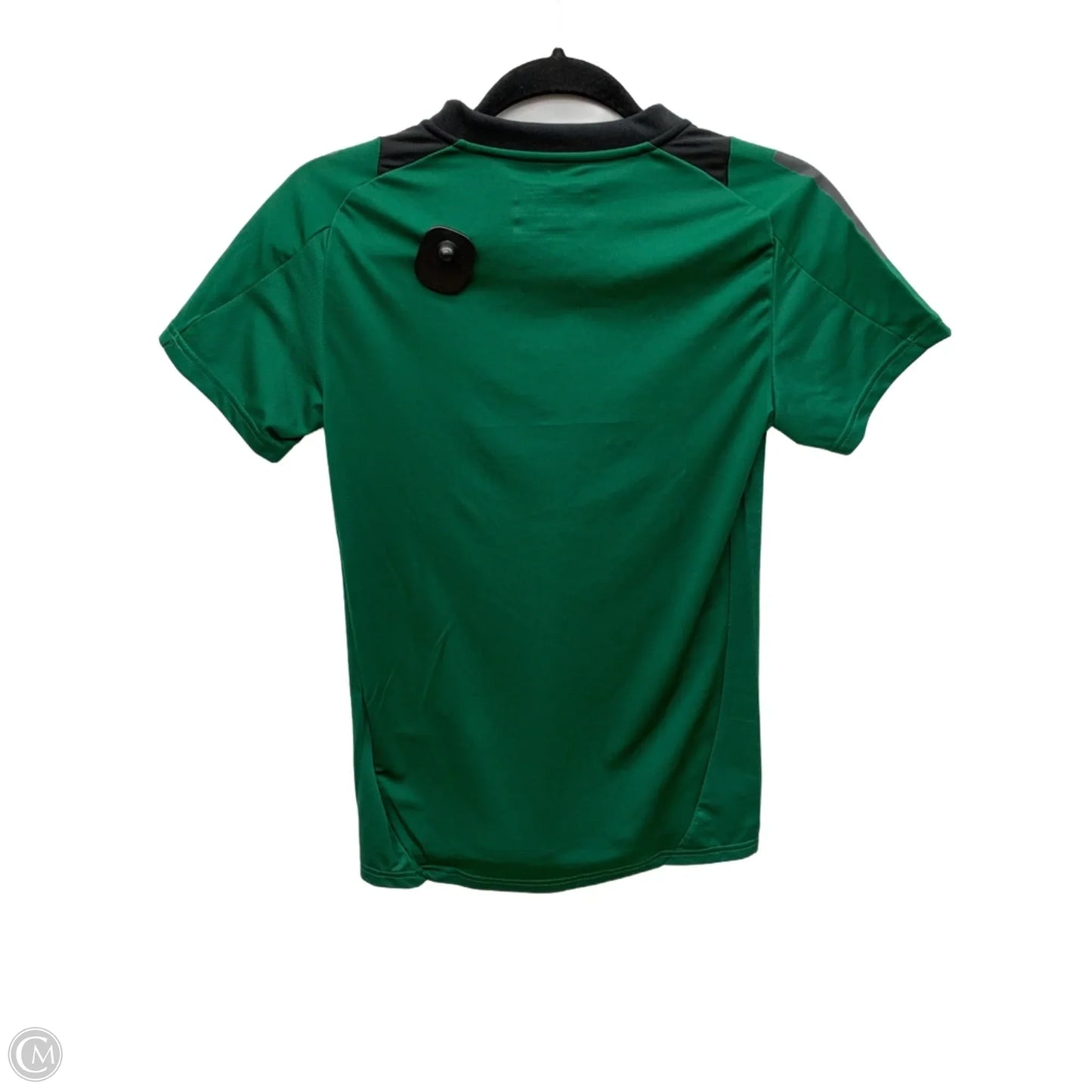 Athletic Top Short Sleeve By Adidas In Green, Size: Xs