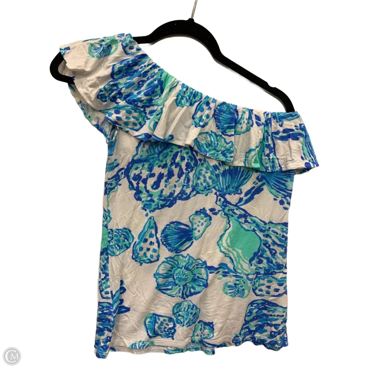 Top Sleeveless Designer By Lilly Pulitzer In Blue & White, Size: Xxs