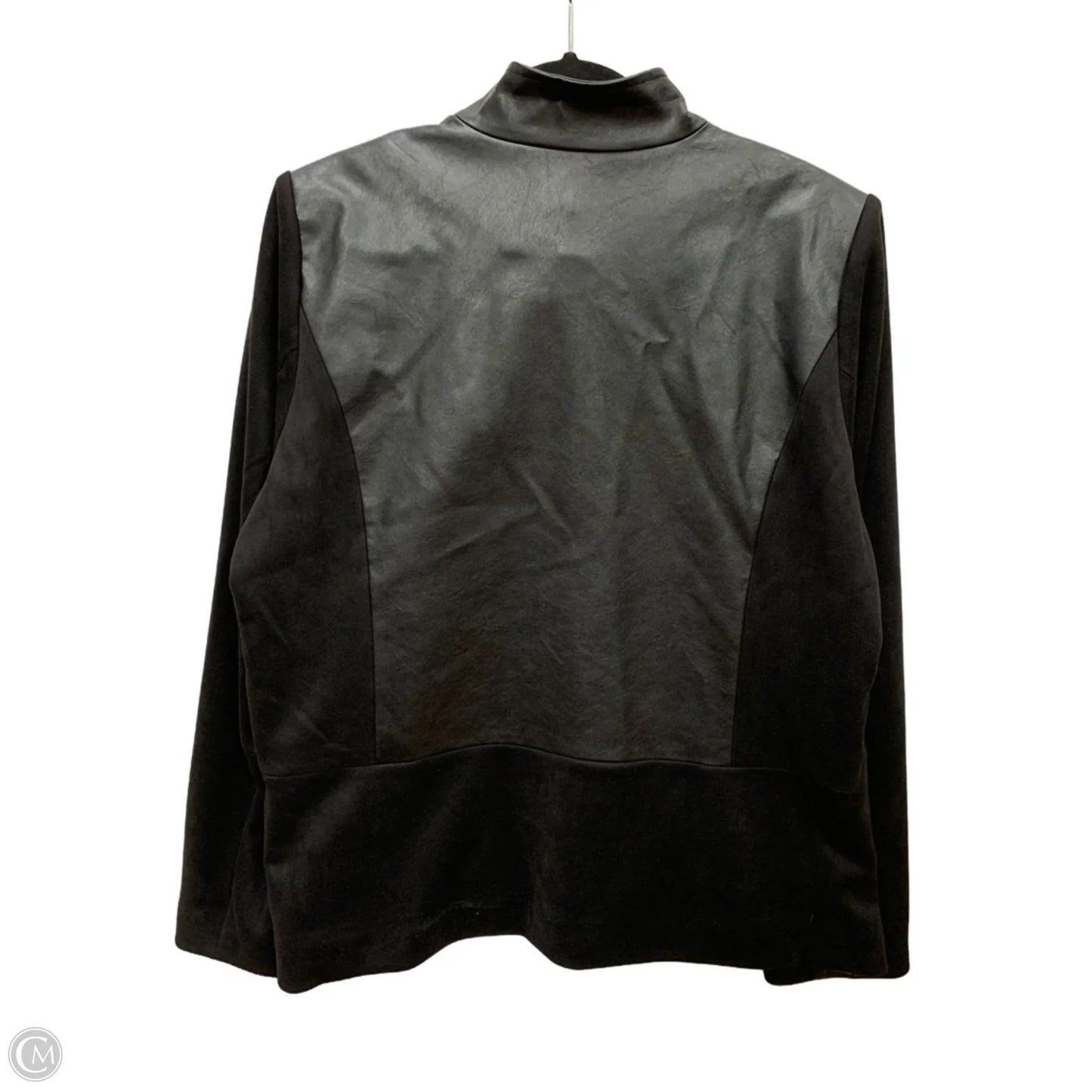 Jacket Moto By Belle By Kim Gravel In Black, Size: L