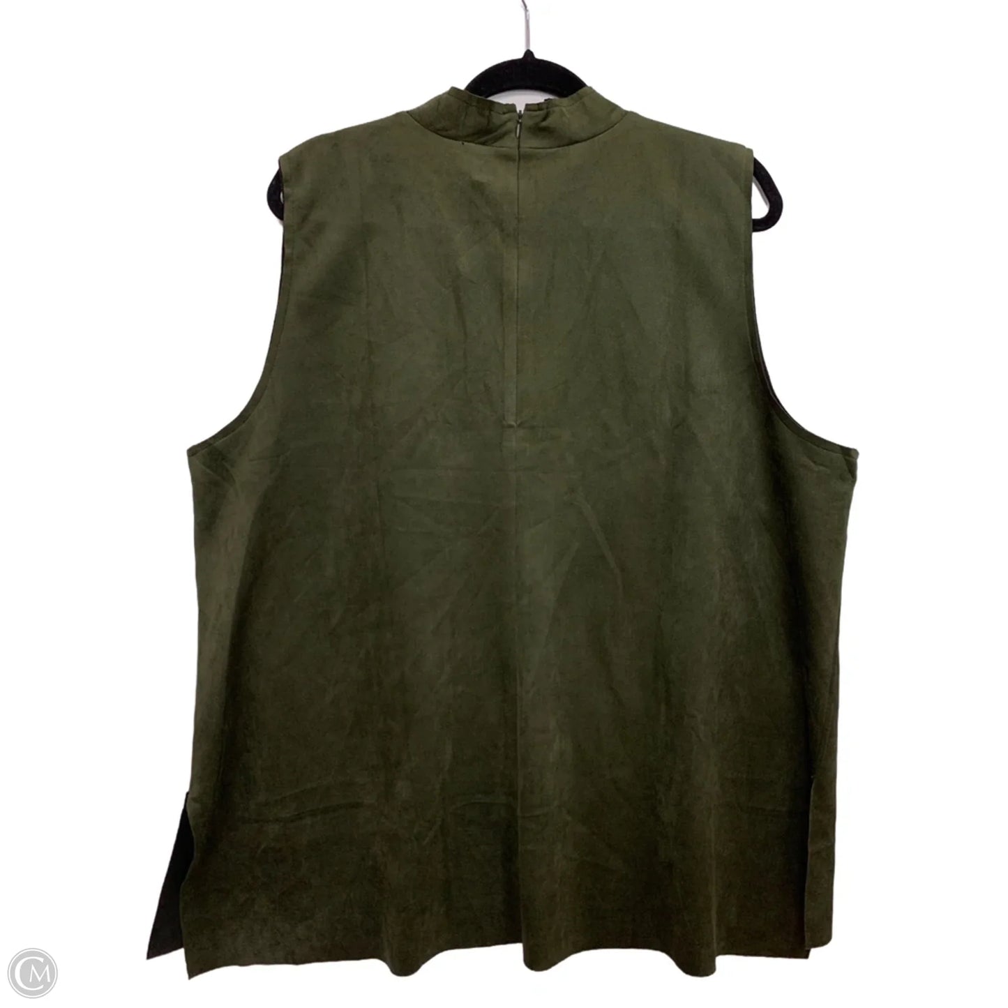 Top Sleeveless By Vince Camuto In Green, Size: 3x