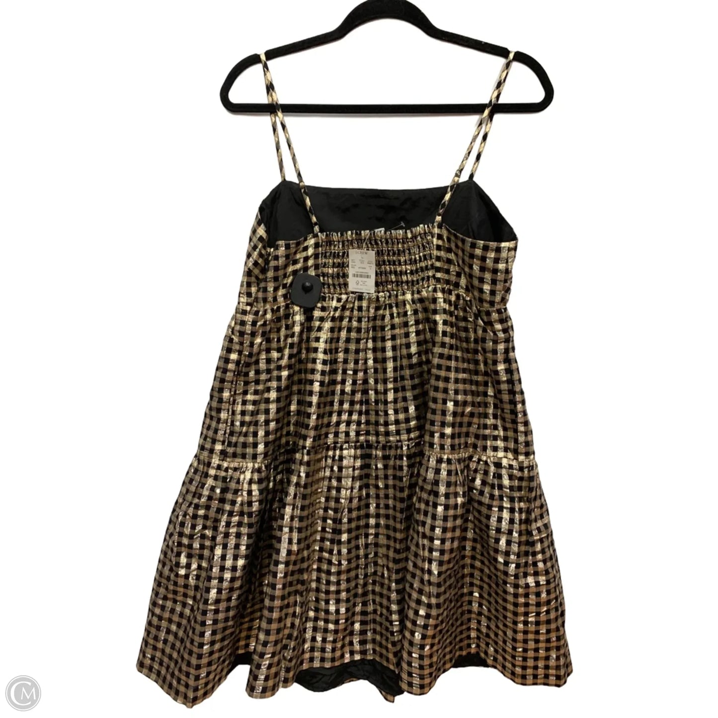 Dress Party Short By J. Crew In Black & Gold, Size: 6