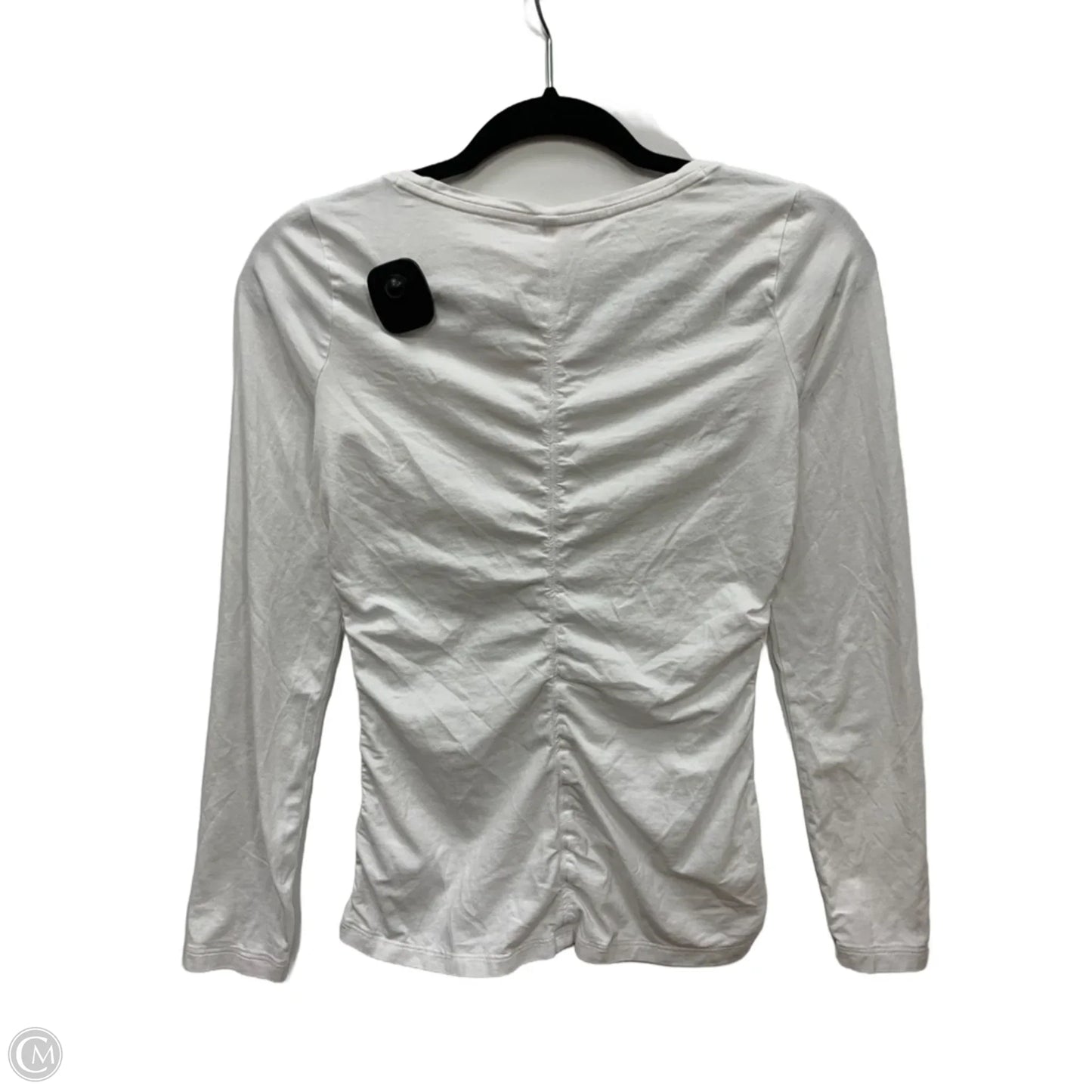 Athletic Top Long Sleeve Crewneck By Athleta In White, Size: Xs