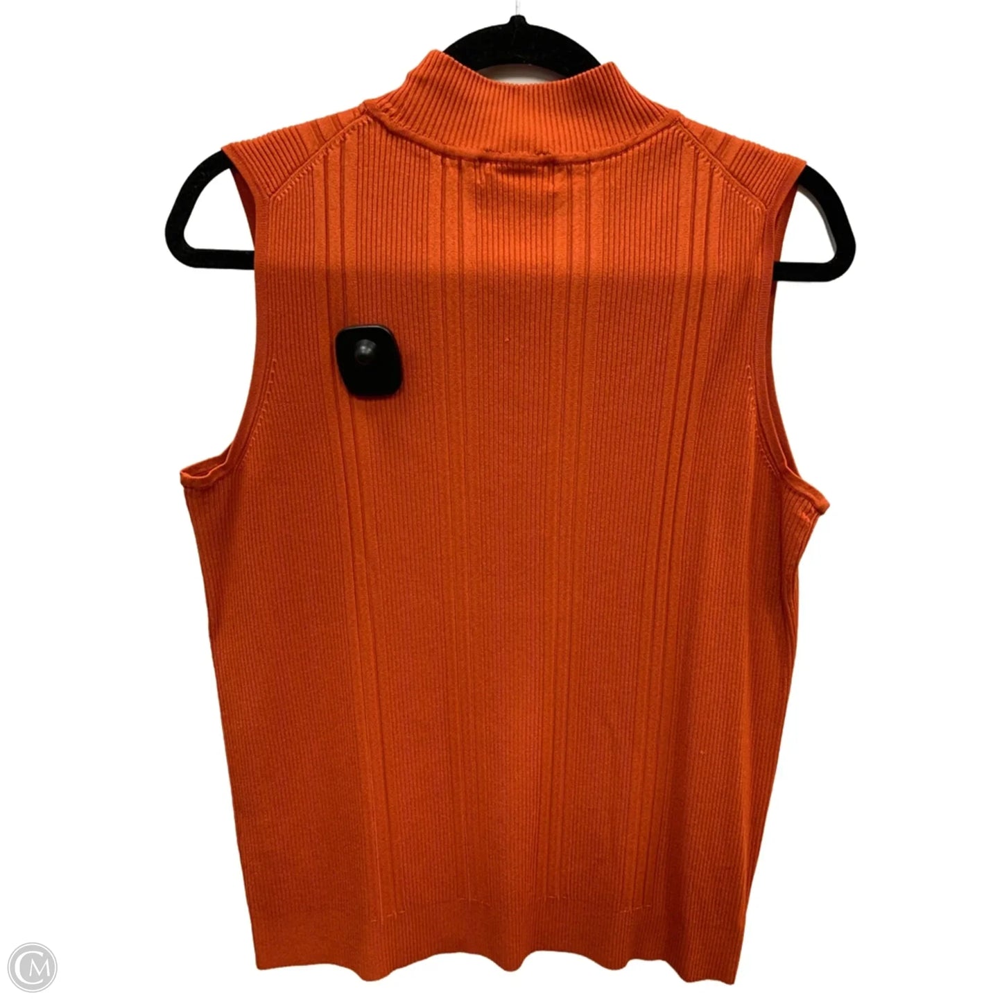 Vest Sweater By Dressbarn In Orange, Size: 18