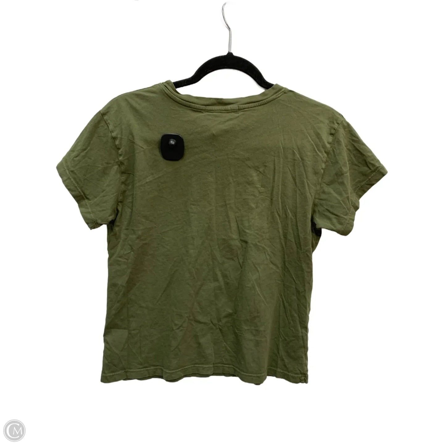 Top Short Sleeve Basic By LETLUV By Anthropologie In Green, Size: Xs