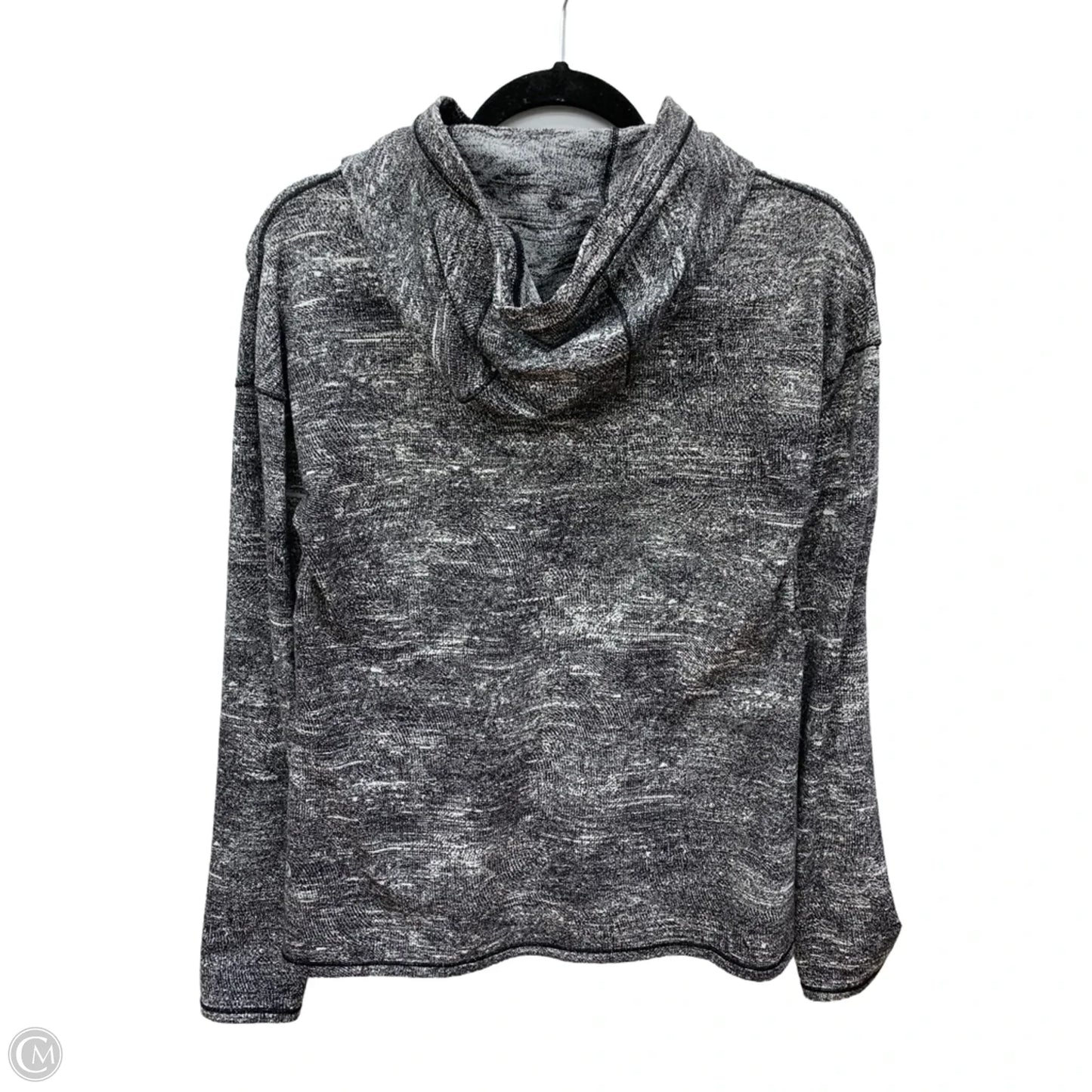 Athletic Sweatshirt Hoodie By Lululemon In Grey, Size: S