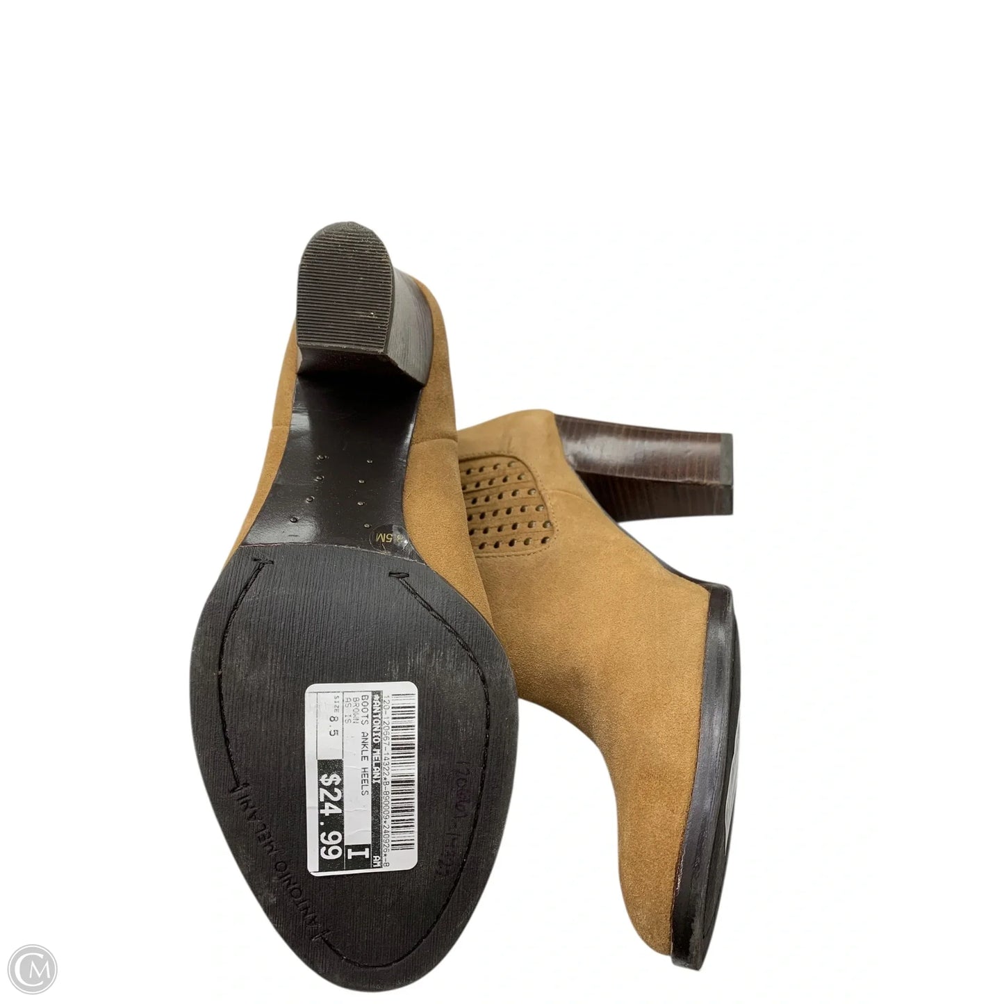 Boots Ankle Heels By Antonio Melani In Brown, Size: 8.5