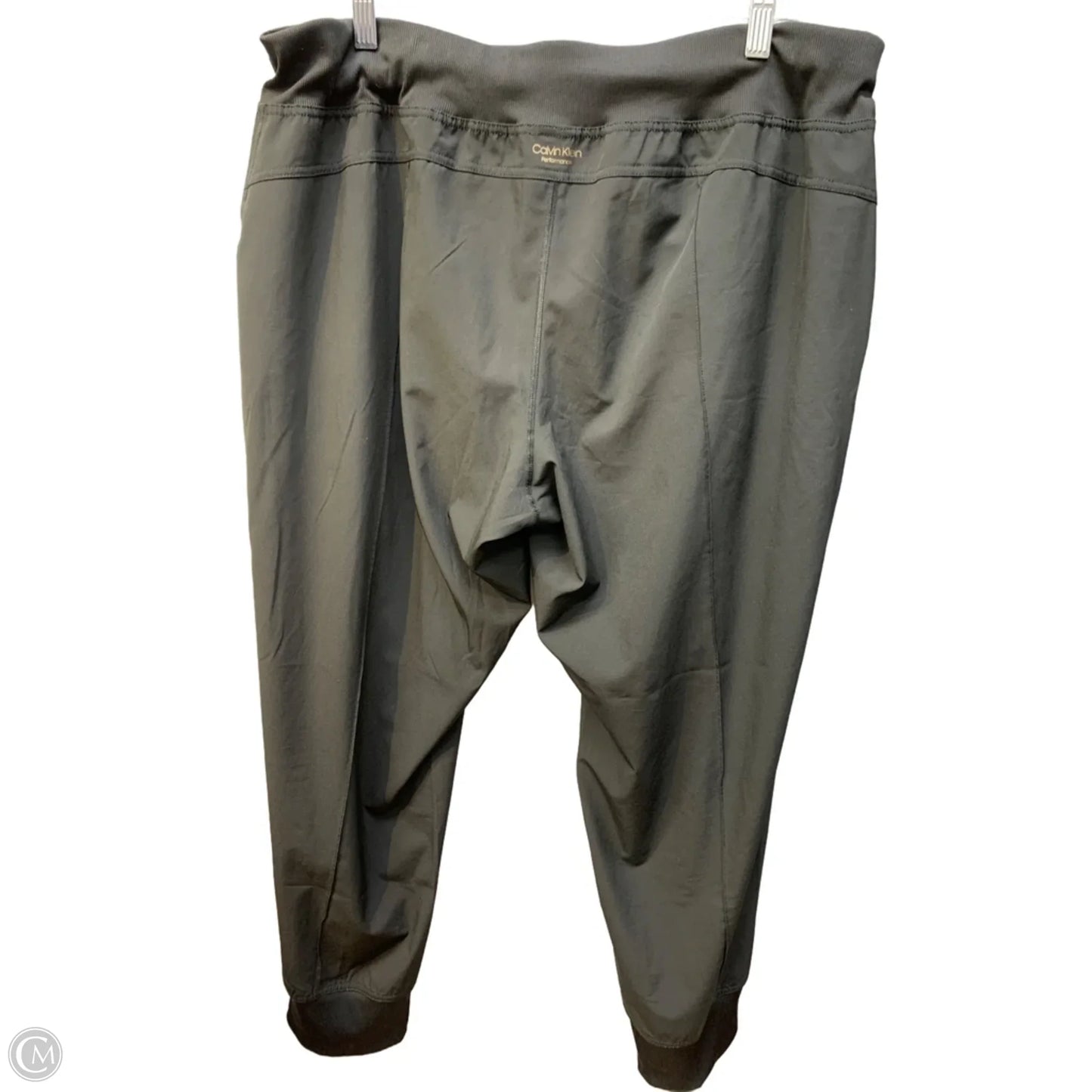 Athletic Pants By Calvin Klein In Black, Size: Xl