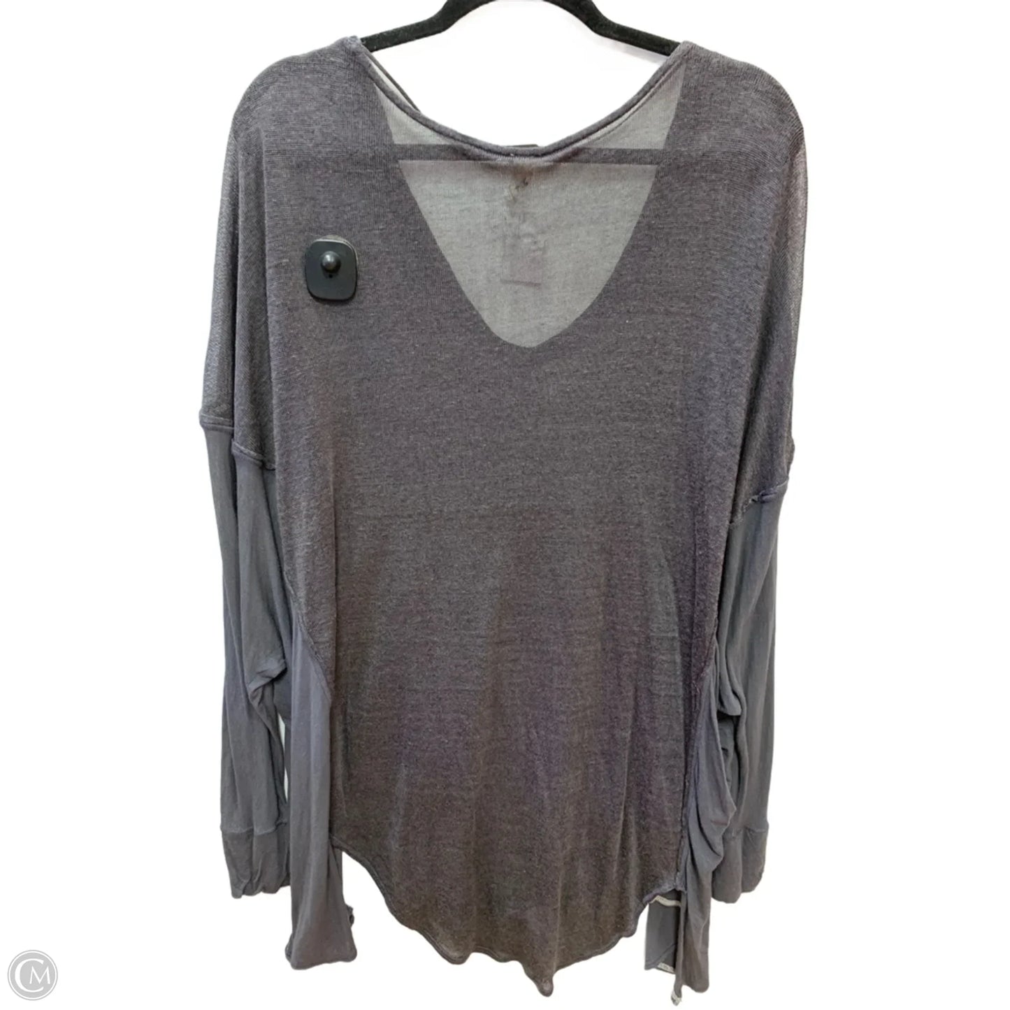 Top Long Sleeve By We The Free In Grey, Size: M