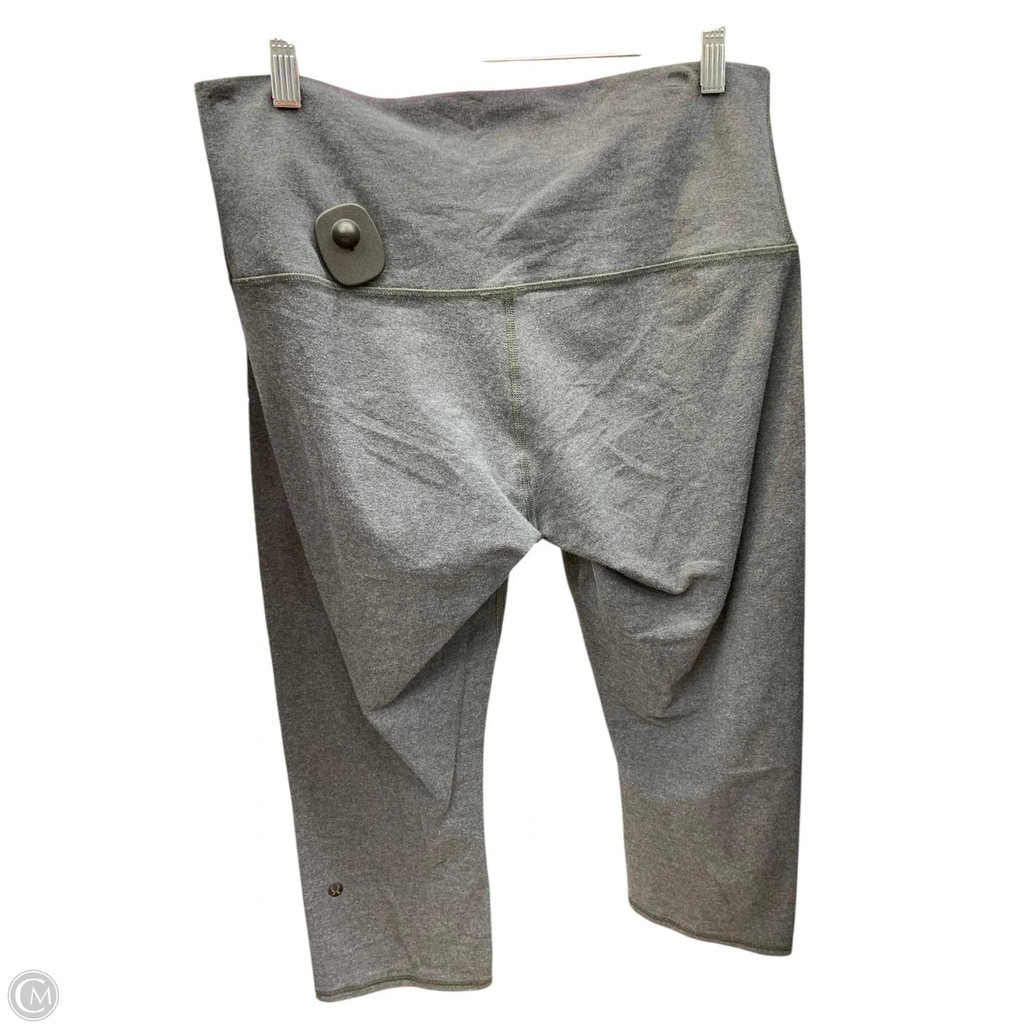 Athletic Leggings By Lululemon In Grey, Size: 10