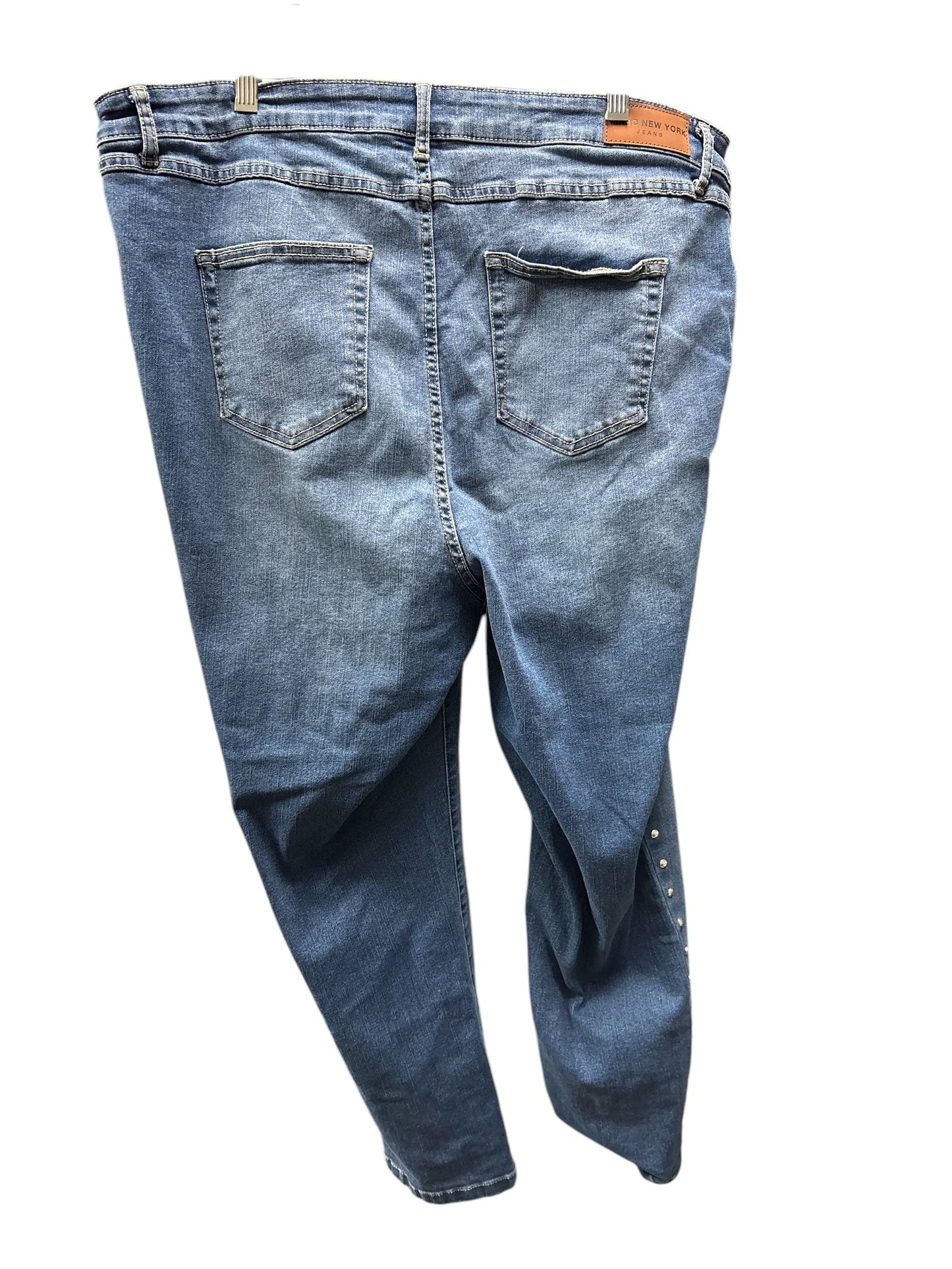 Jeans Skinny By Marc New York In Blue Denim, Size: 20