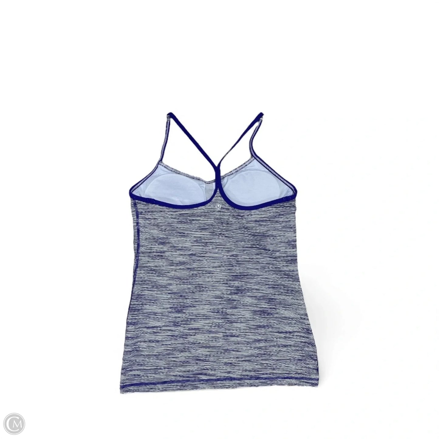 Athletic Tank Top By Lululemon In Purple & White, Size: 10