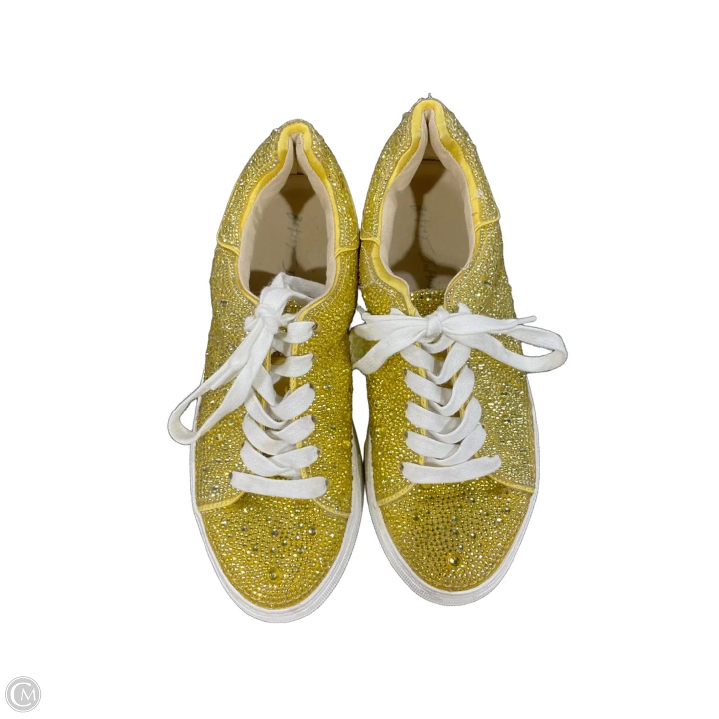 Shoes Sneakers By Betsey Johnson In Yellow, Size: 7.5