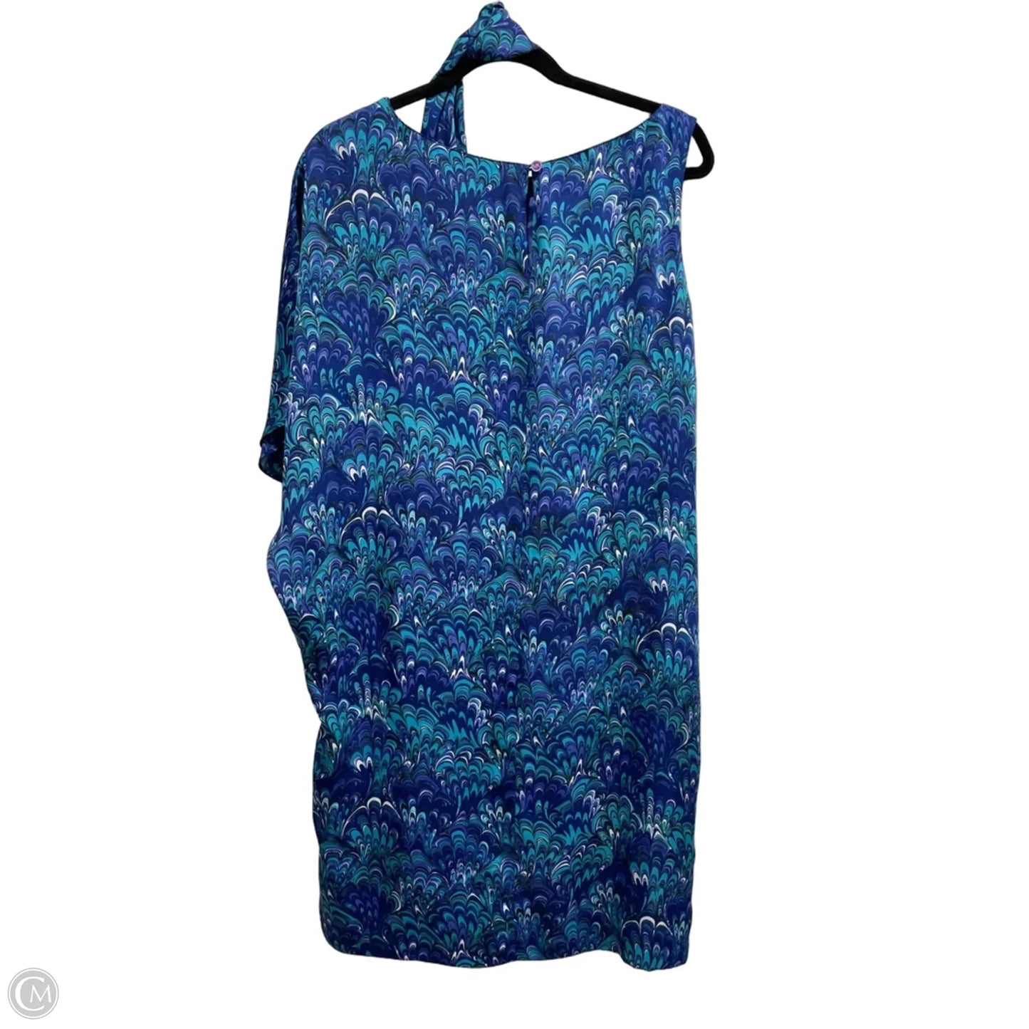 Dress Designer By Michael Kors In Blue, Size: L