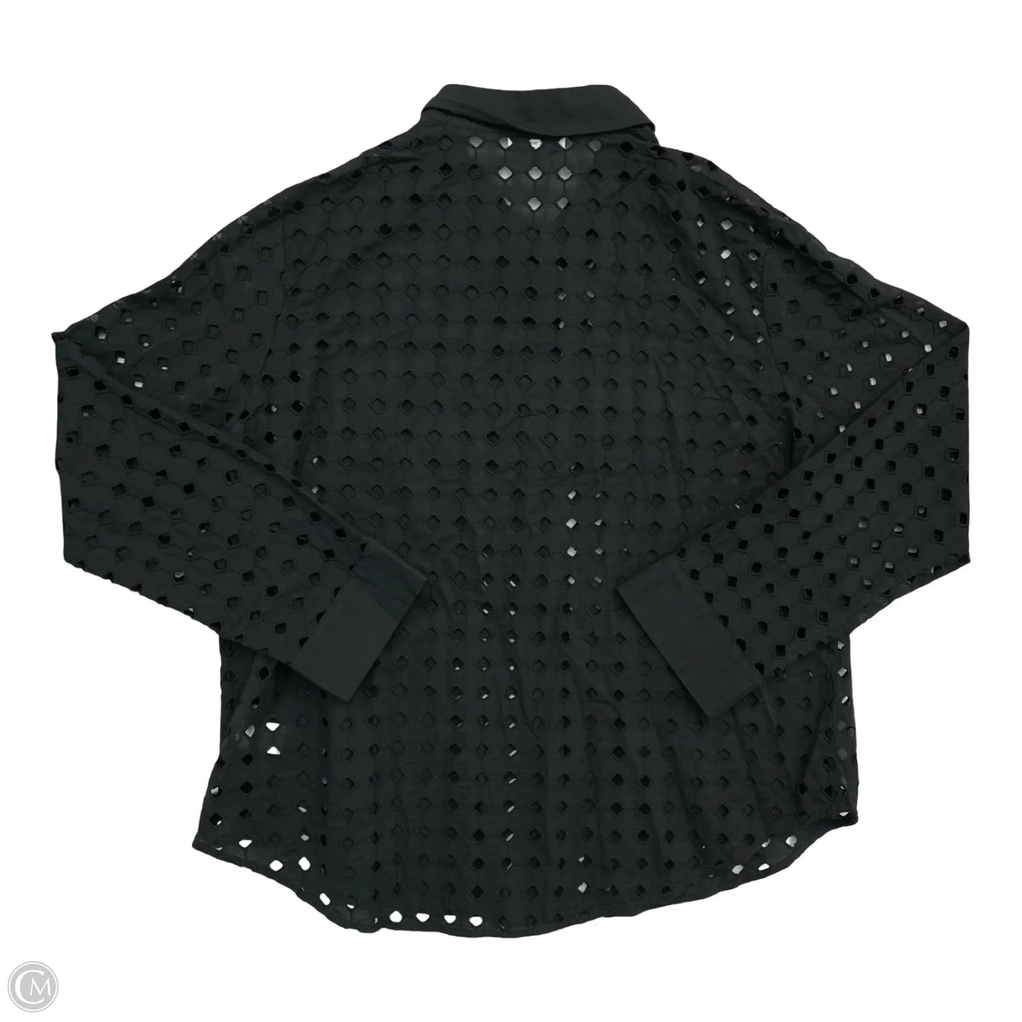 Top Long Sleeve By Evereve In Black, Size: Xl