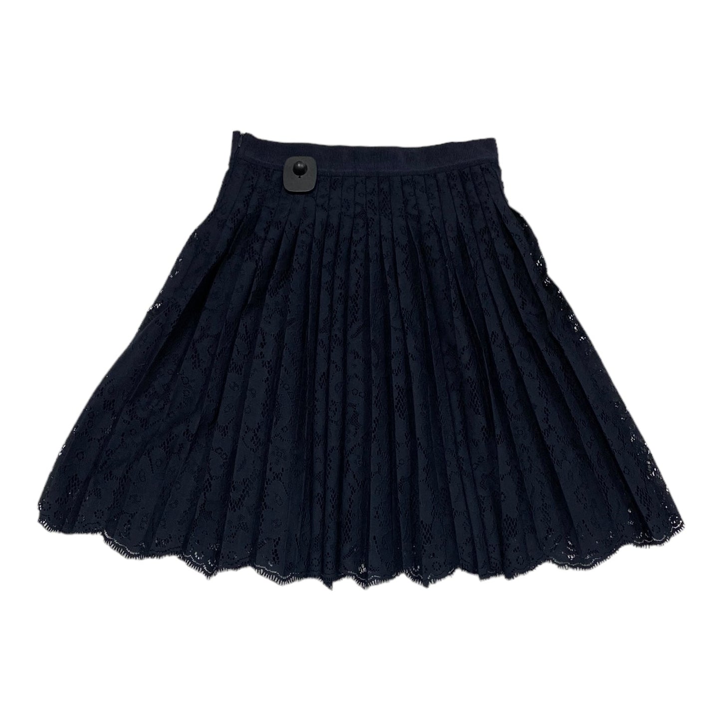 Skirt Midi By Ann Taylor In Navy, Size: Petite Xs
