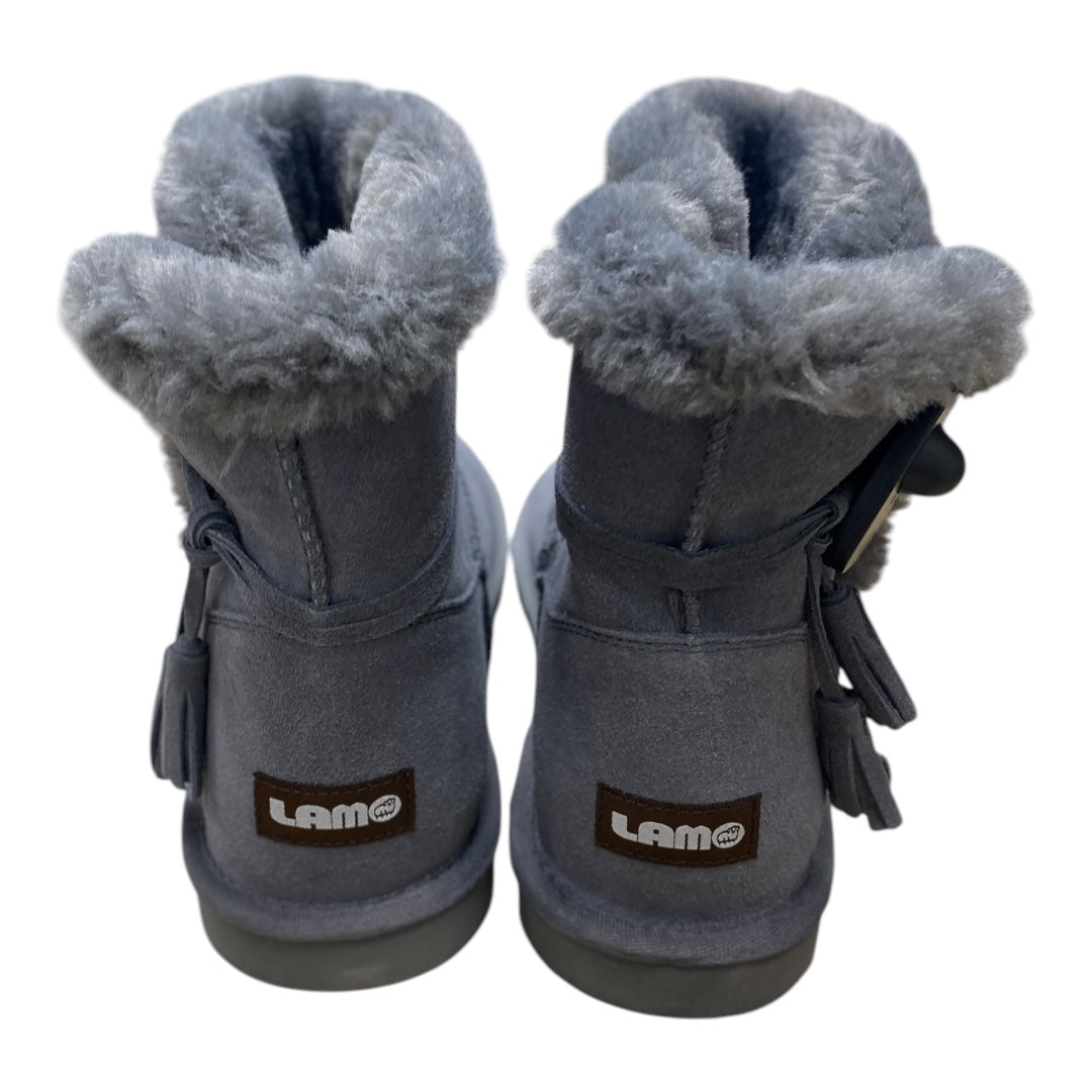 Boots Ankle Flats By Cmc In Grey, Size: 10