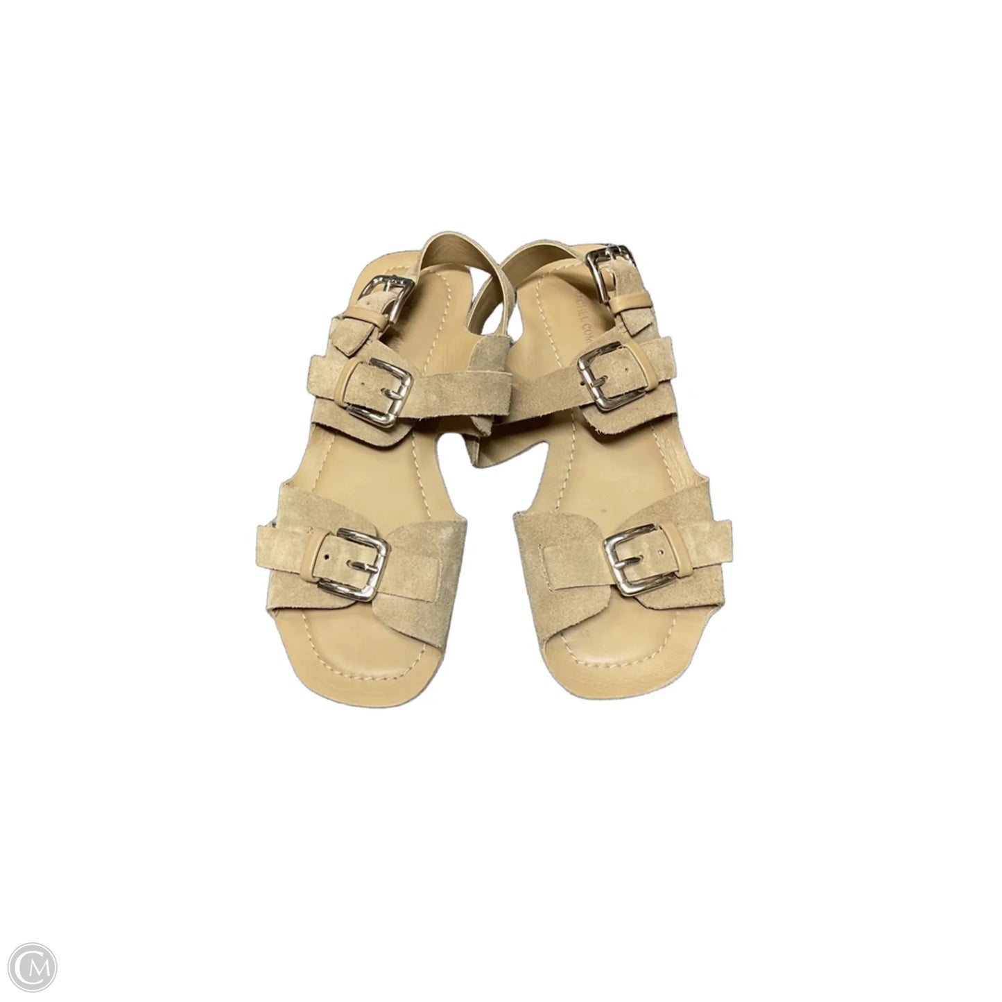 Sandals Flats By Cma In Taupe, Size: 6