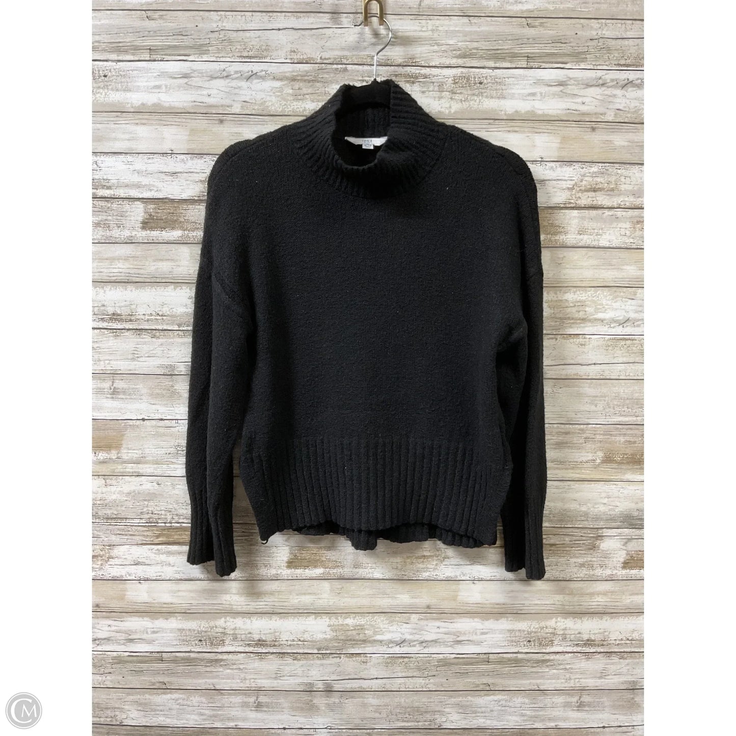 Sweater By Time And Tru In Black, Size: M