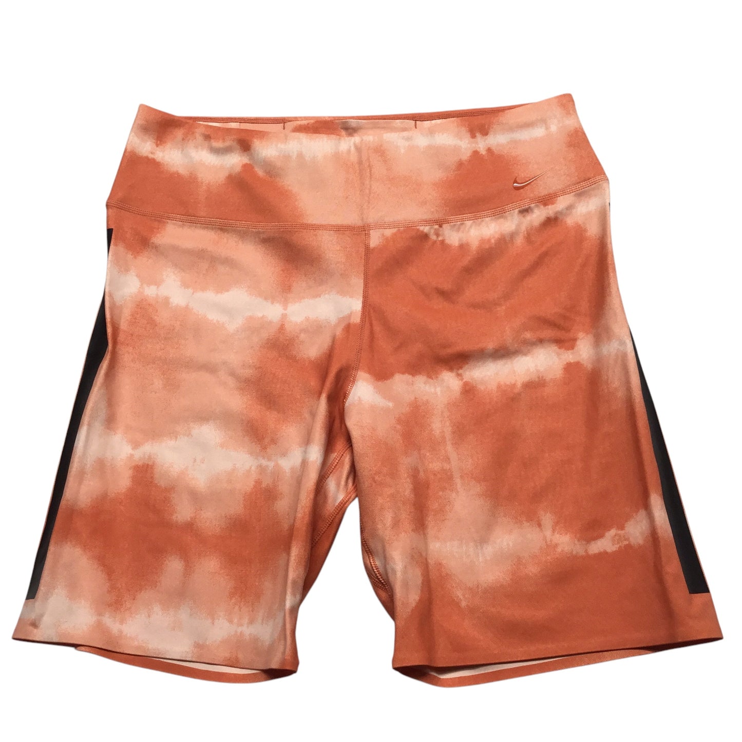 Athletic Shorts By Nike Apparel In Orange & White, Size: L