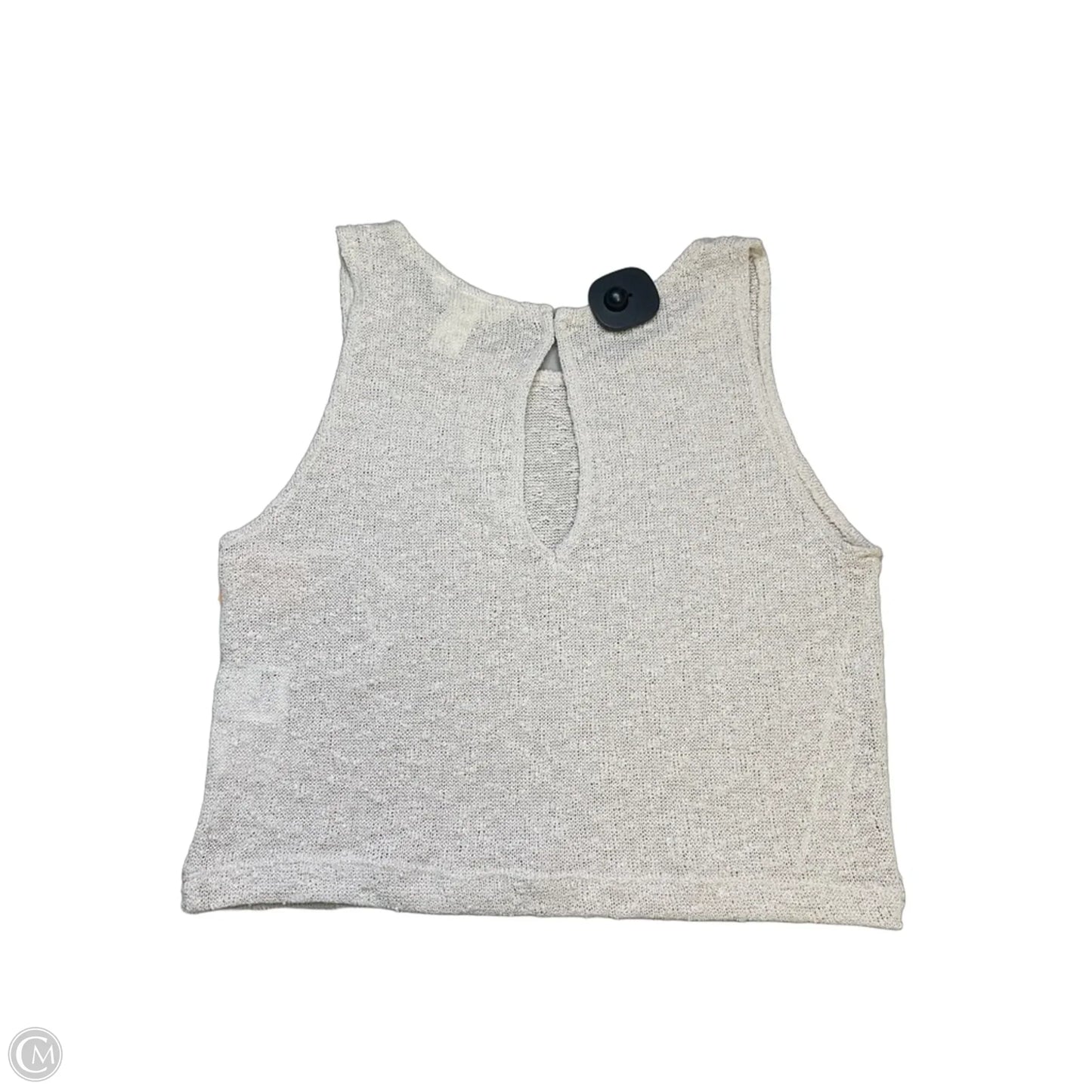 Top Sleeveless By H&m In Cream, Size: Xs