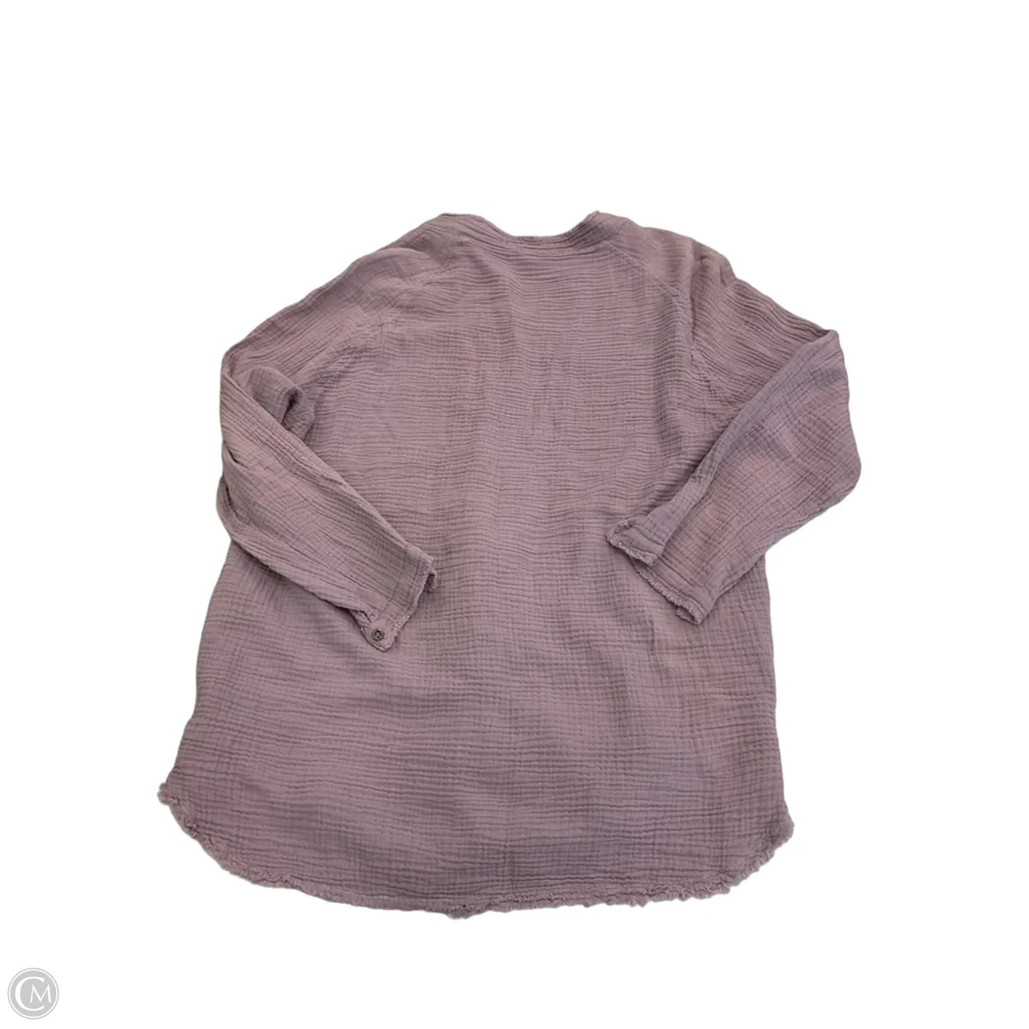 Tunic Long Sleeve By Flawless In Purple, Size: S