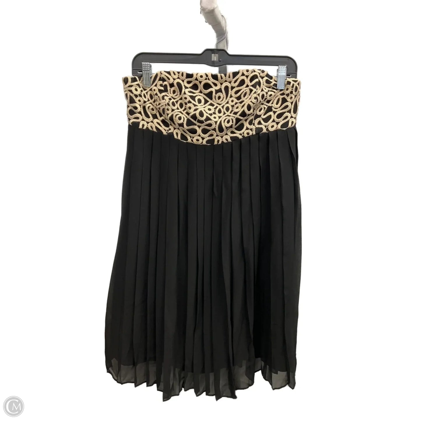 Dress Designer By Lilly Pulitzer In Black & Gold, Size: 4